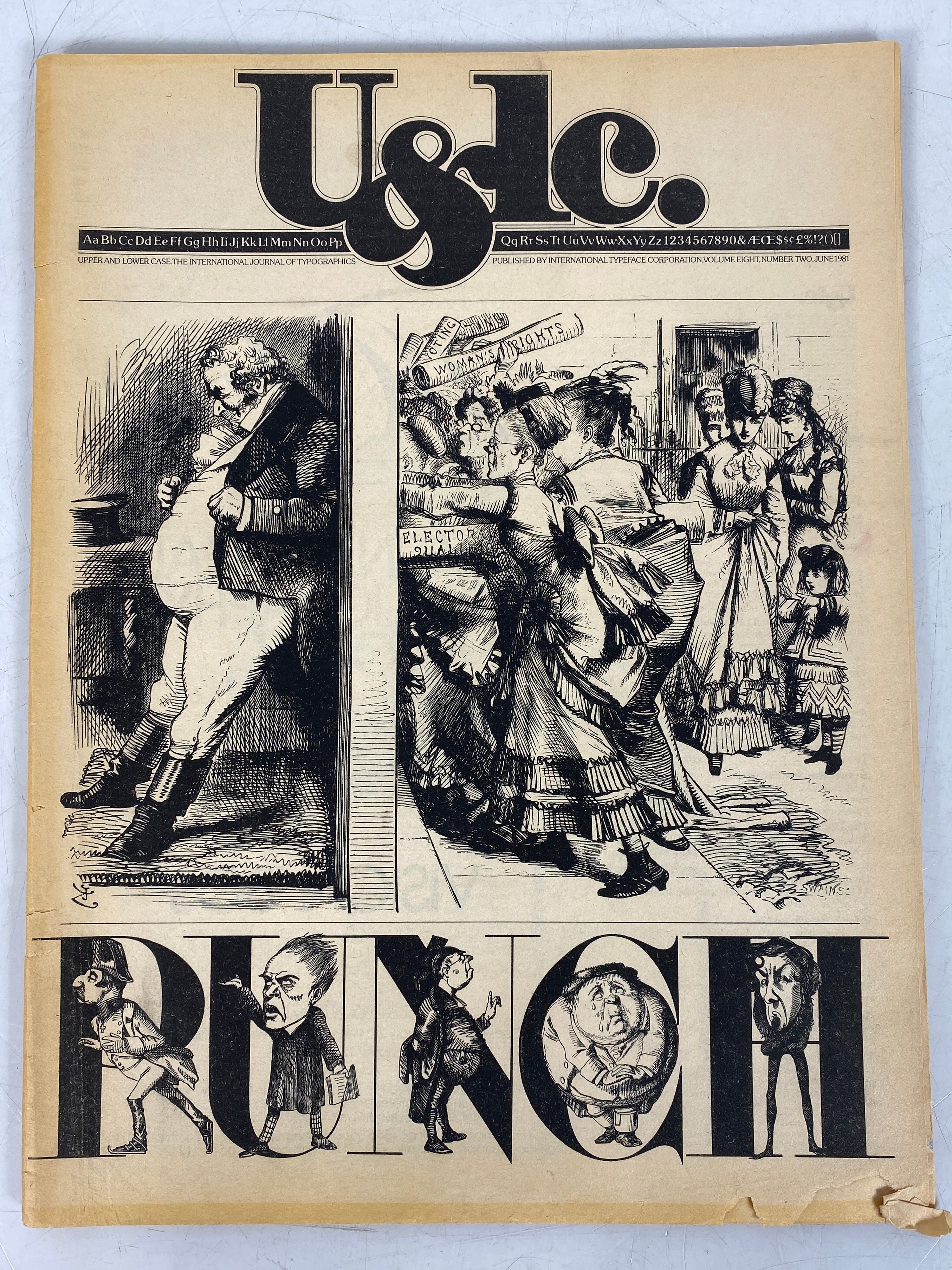 Lot of 4 Upper and Lower Case Magazine (1981) Complete