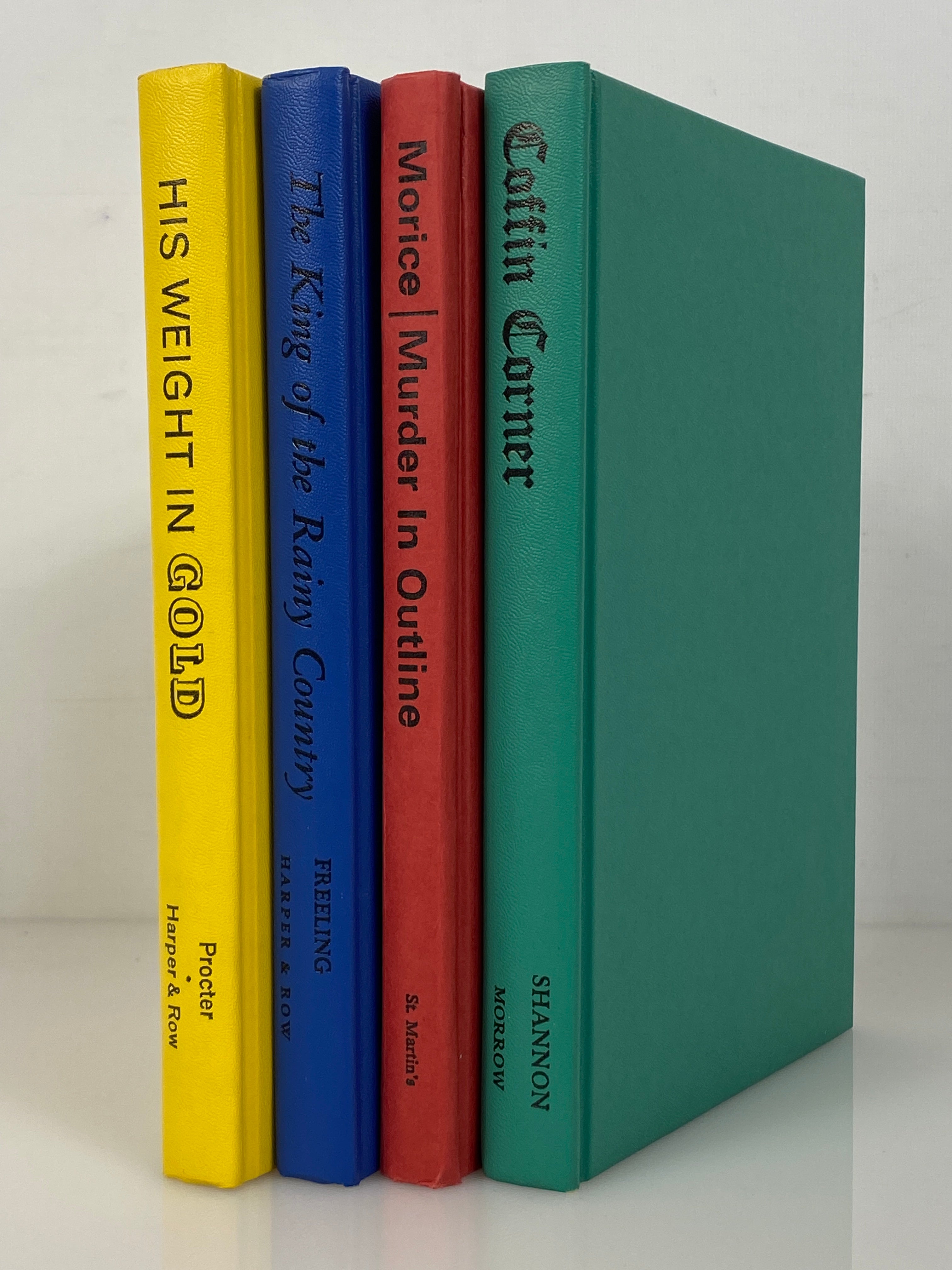 Lot of 4 Vintage Mystery/Suspense Novels 1965-79 HC DJ BCE