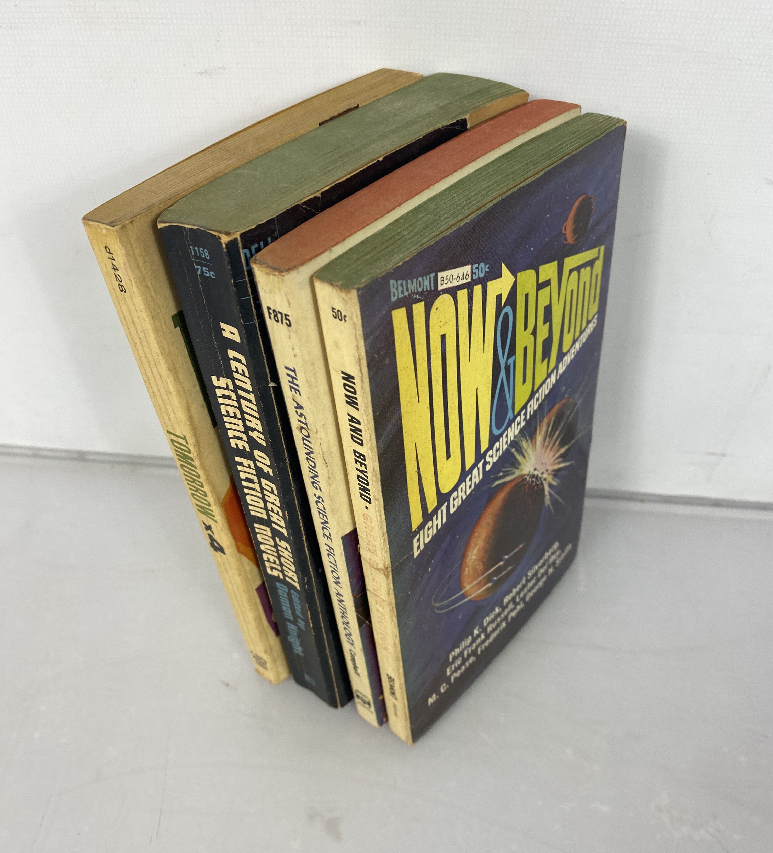 Lot of 4 Vintage Science Fiction Anthologies 1958-1965
