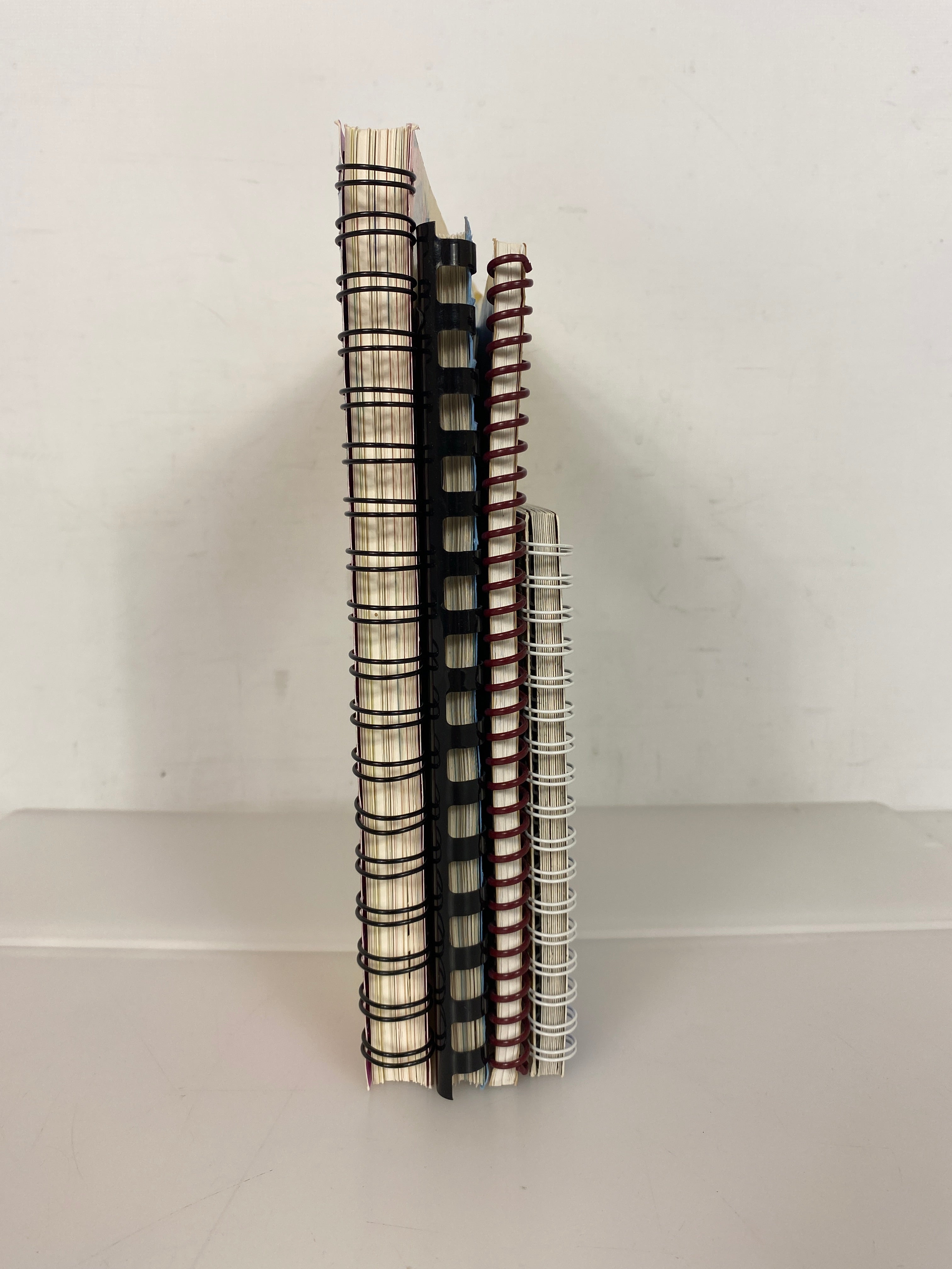 Lot of 4 Vintage Spiral-Bound Cookbooks Yooper Recipes/Cookies/Steelcase Chefs