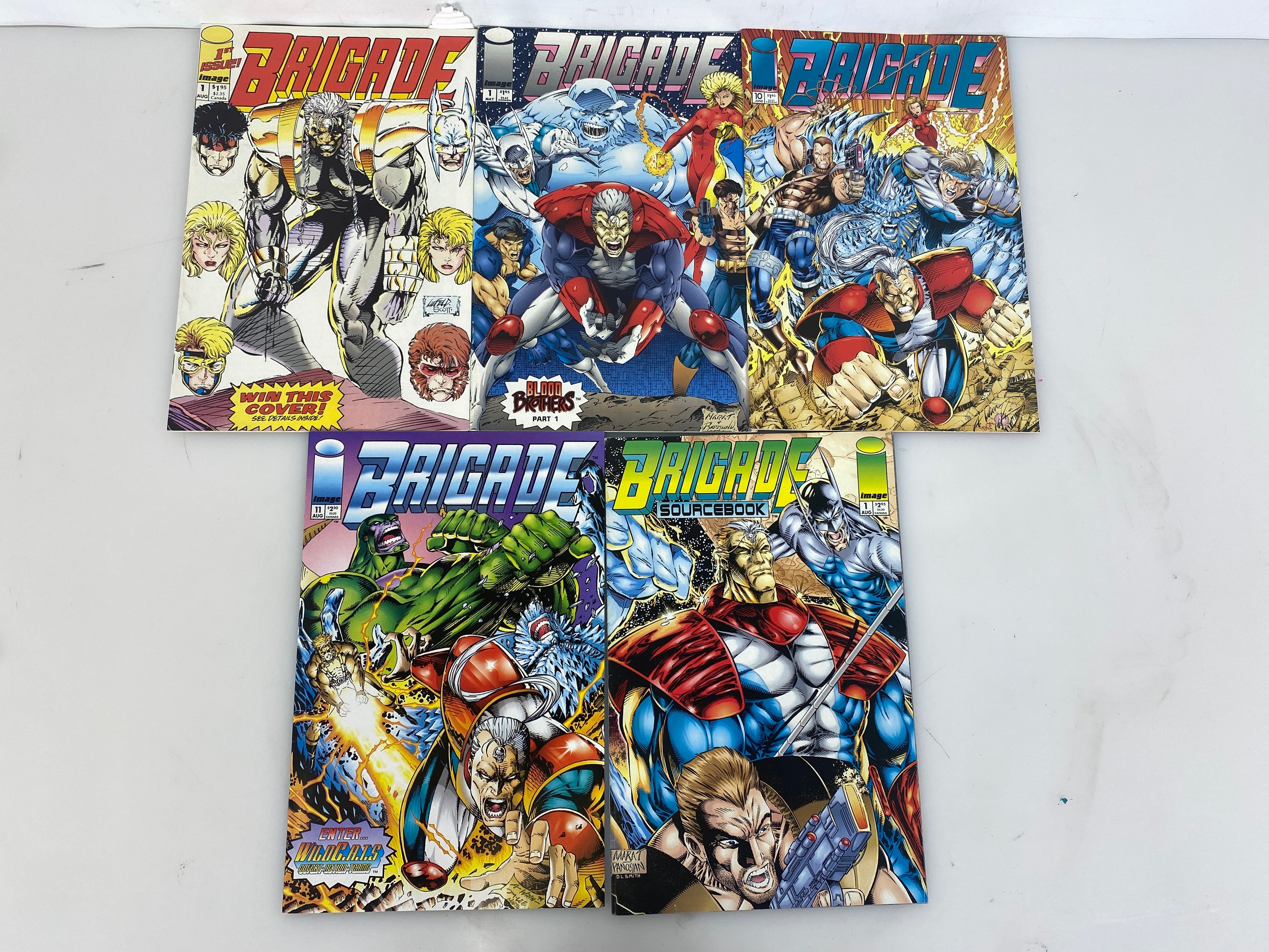 Lot of 5 Brigade Image Comics 1992-1994