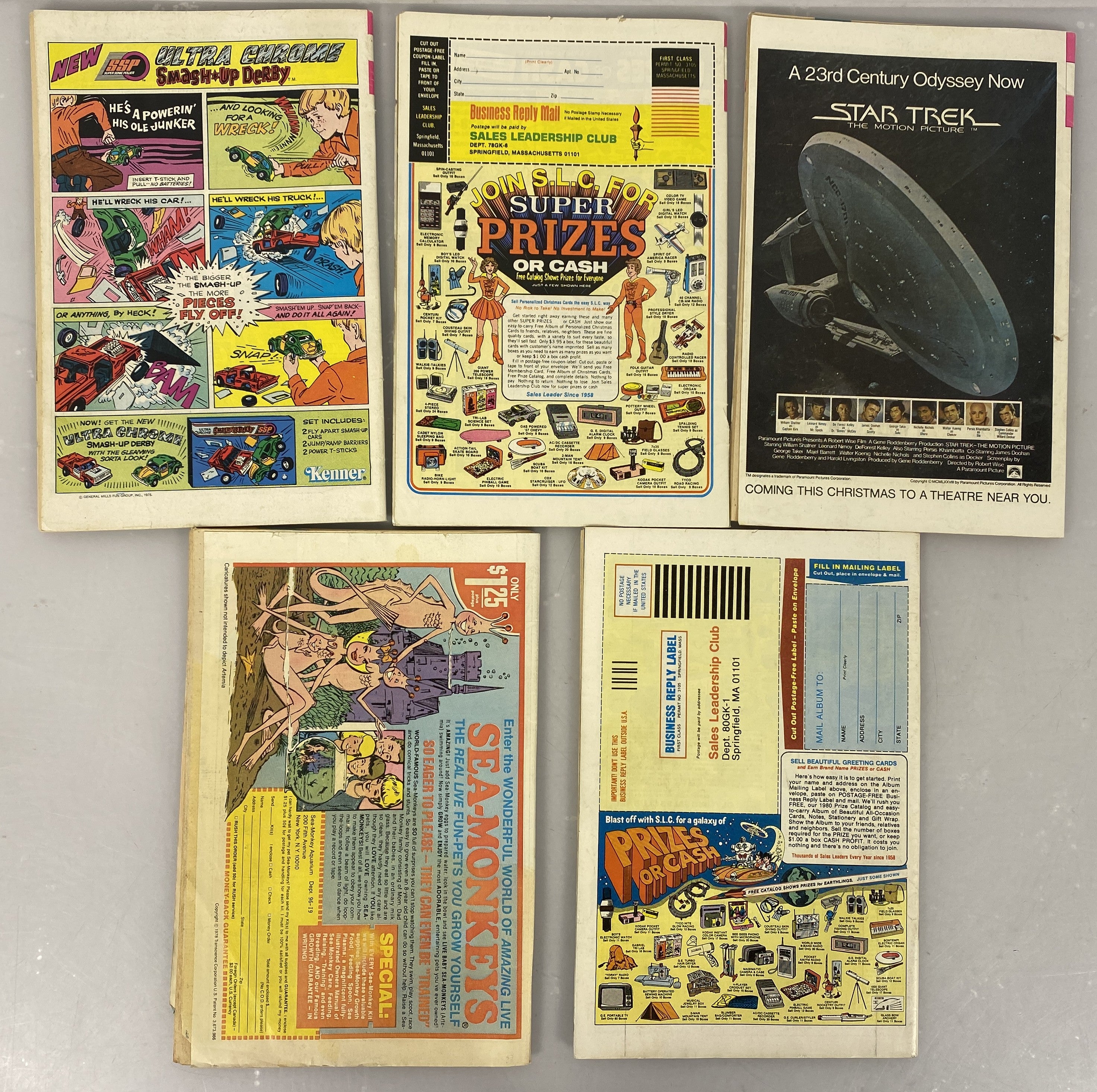 Lot of 5 Disney Daisy and Donald 1975-1980 Whitman Comics