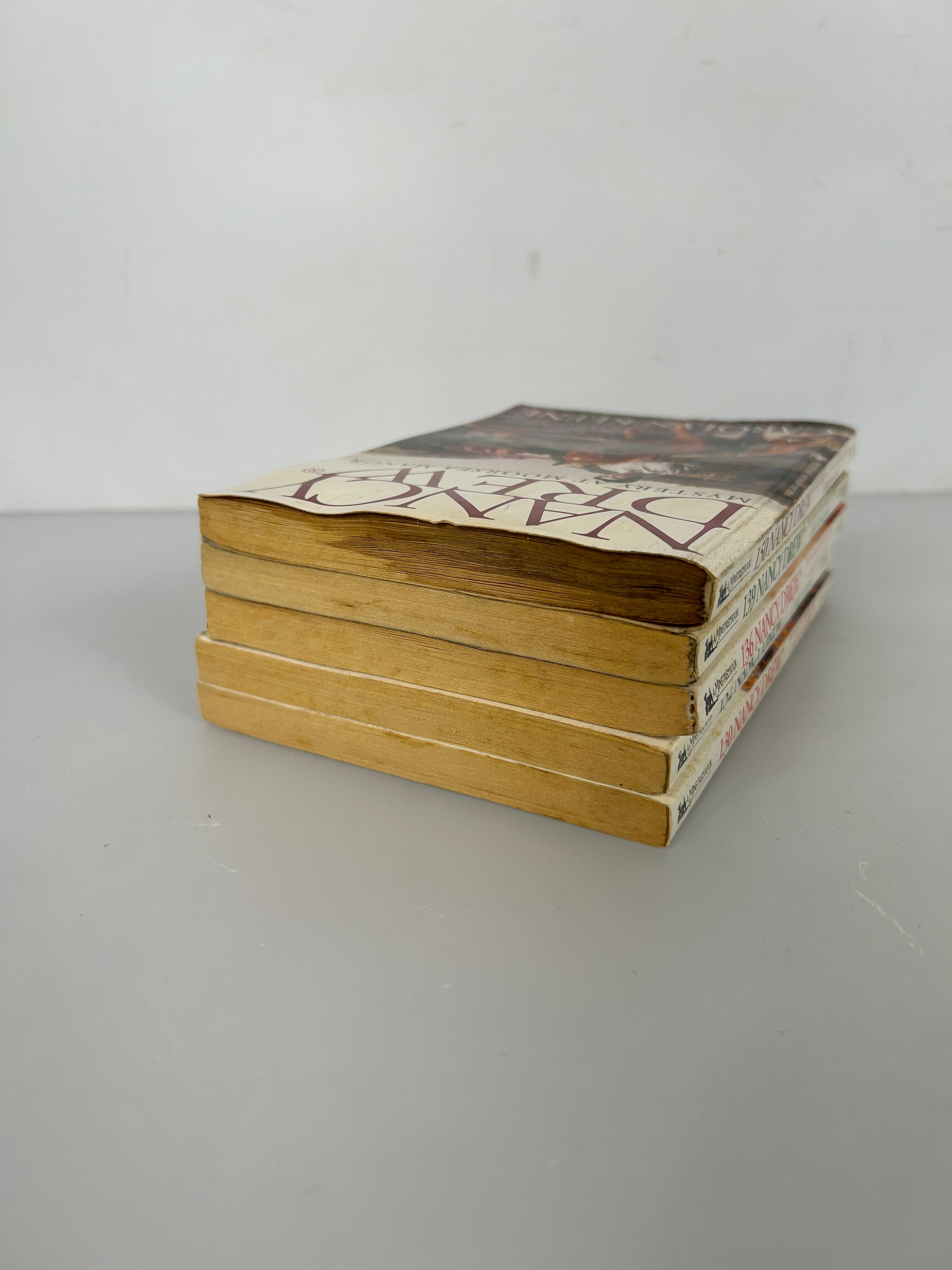 Lot of 5 Nancy Drew Files VTG 90s YA Books Acceptable-Good SC