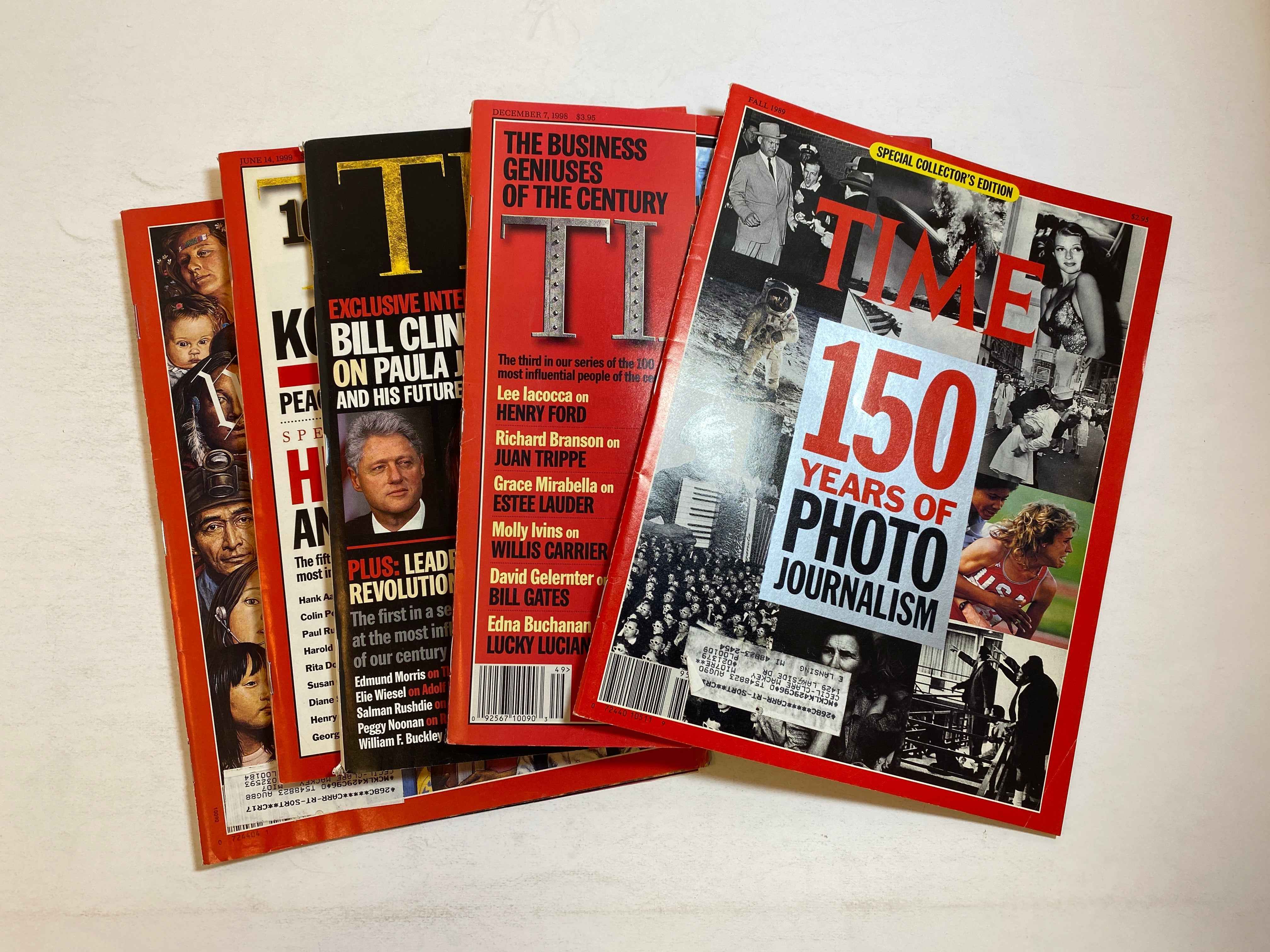 Lot of 5 Time Magazine Special Editions 1987-1999