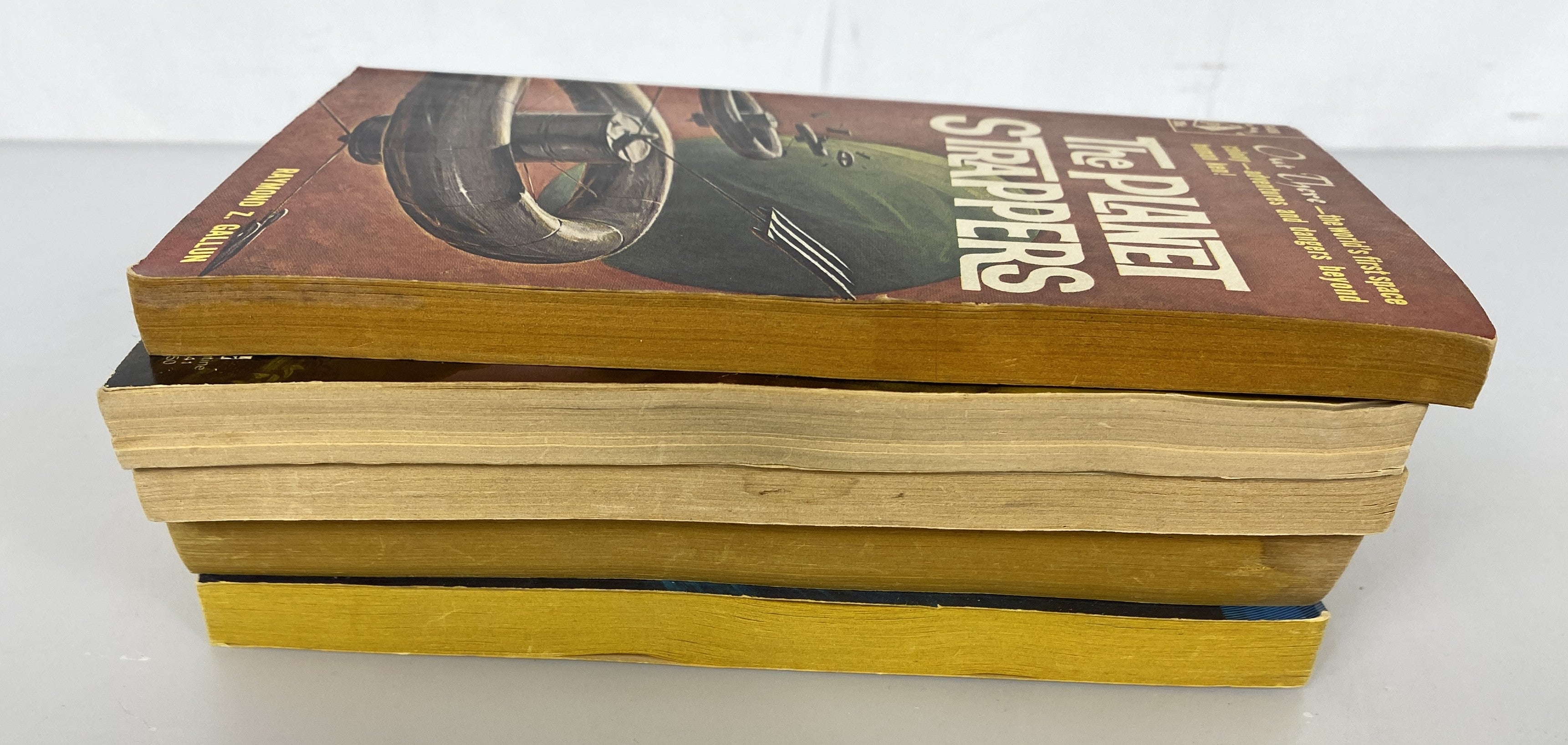 Lot of 5 Vintage Classic Sci Fi Paperbacks Norton Twilight Zone Burroughs