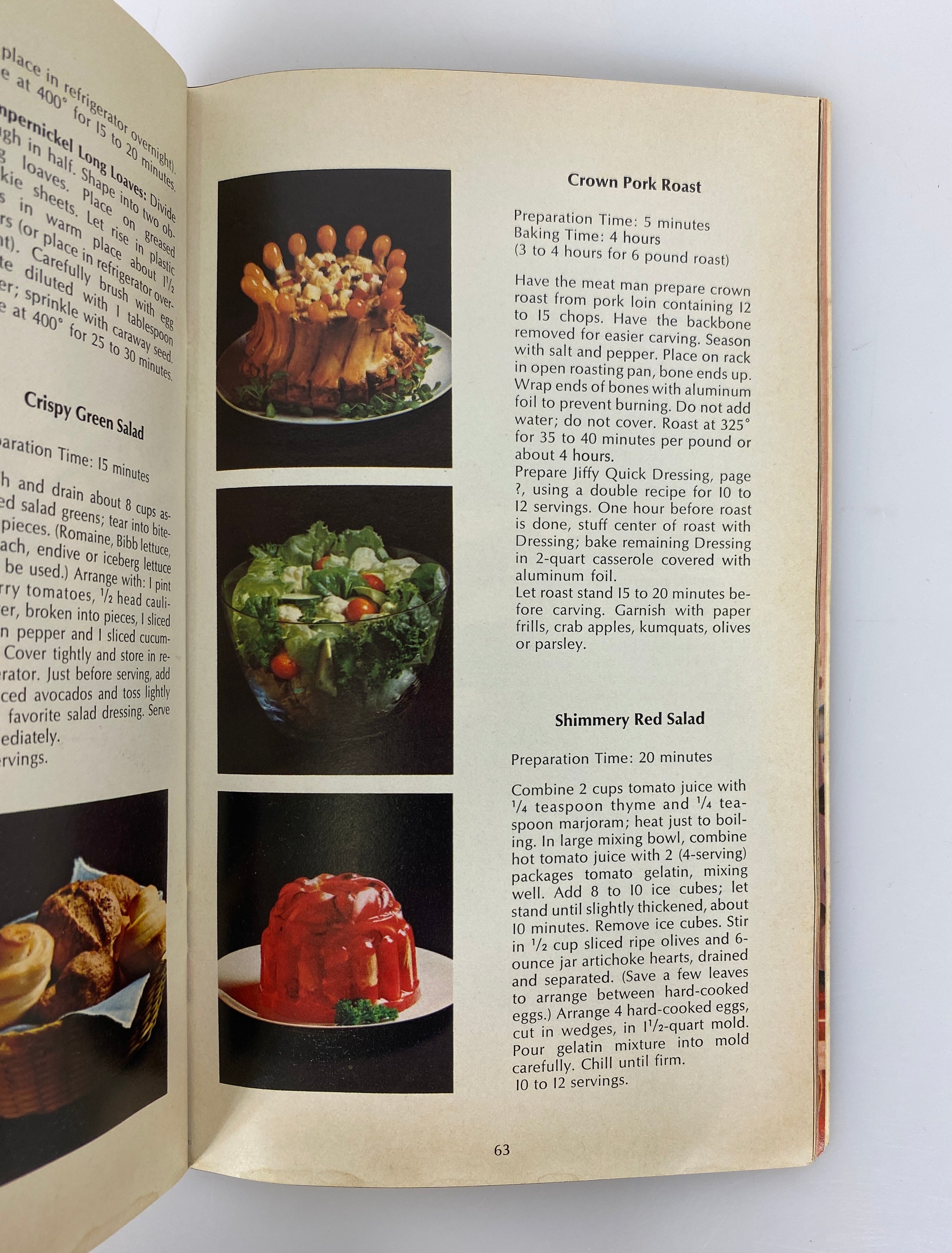 Lot of 5 Vintage Pillsbury Cook Books: Bake-Off/Breads/Time Saver/"Busy Lady" SC