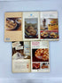 Lot of 5 Vintage Pillsbury Cook Books: Bake-Off/Breads/Time Saver/"Busy Lady" SC