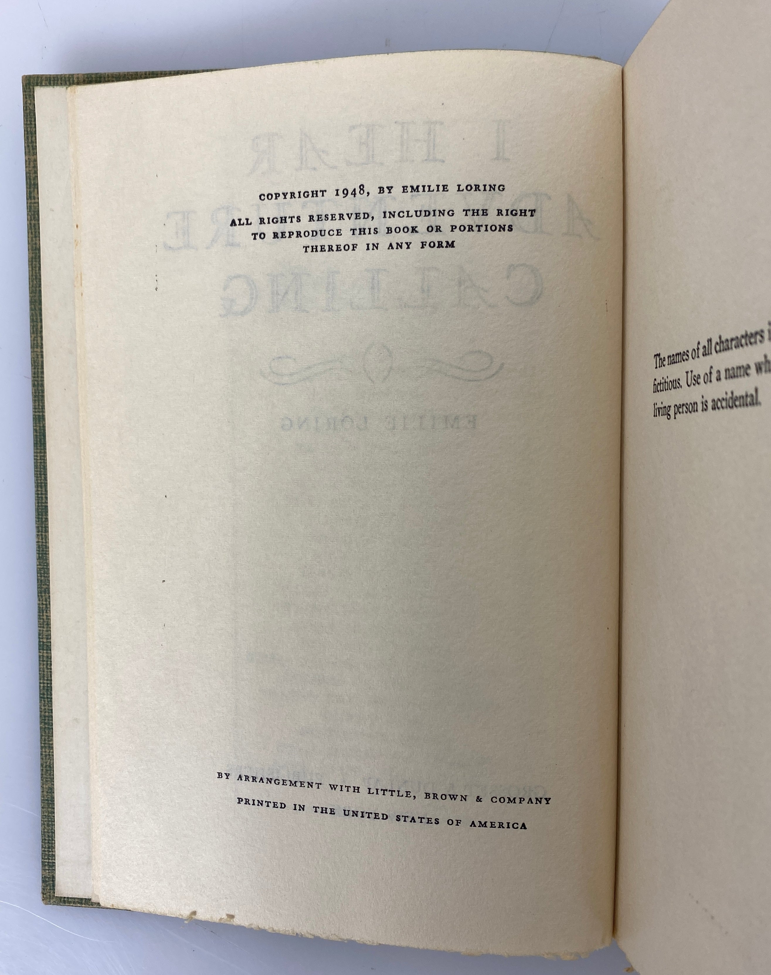 Lot of 5 Vtg Emilie Loring incl Fair Tomorrow/Gay Courage/The Trail of Conflict