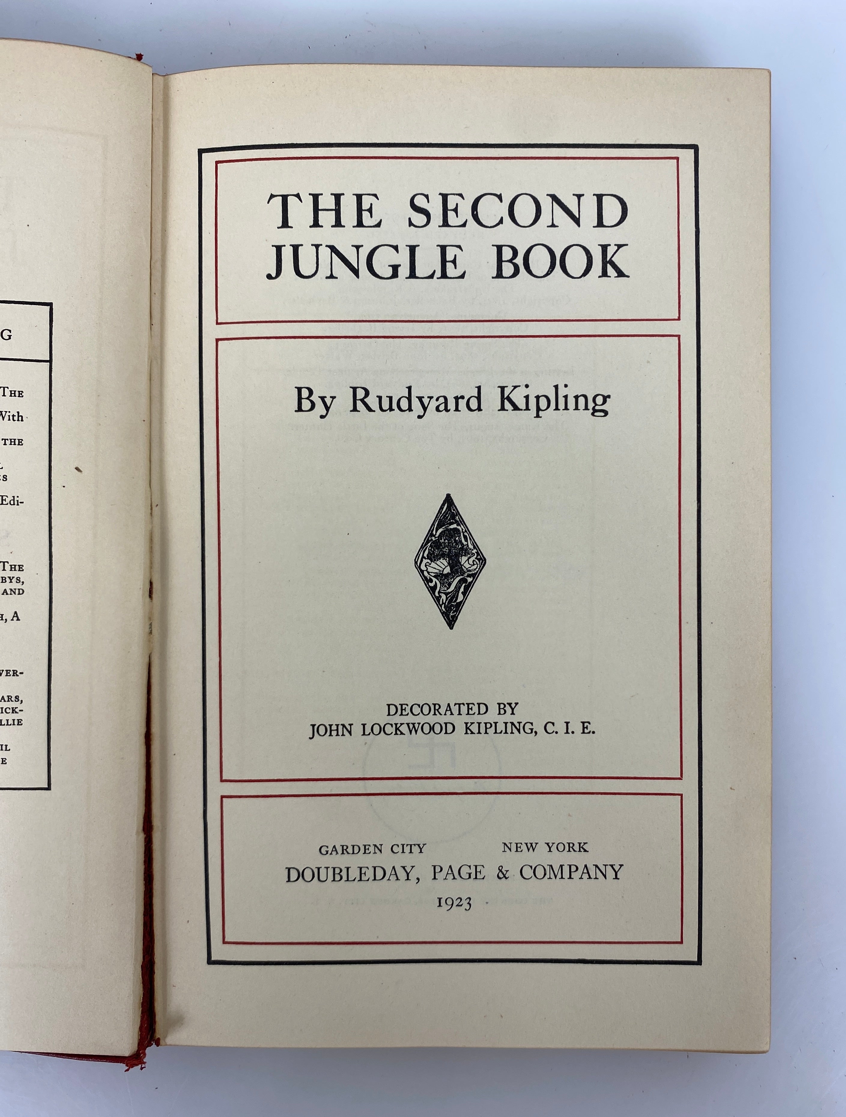 Lot of 6 Antique Rudyard Kipling incl Kim/Second Jungle Book 1920s Leather Bound