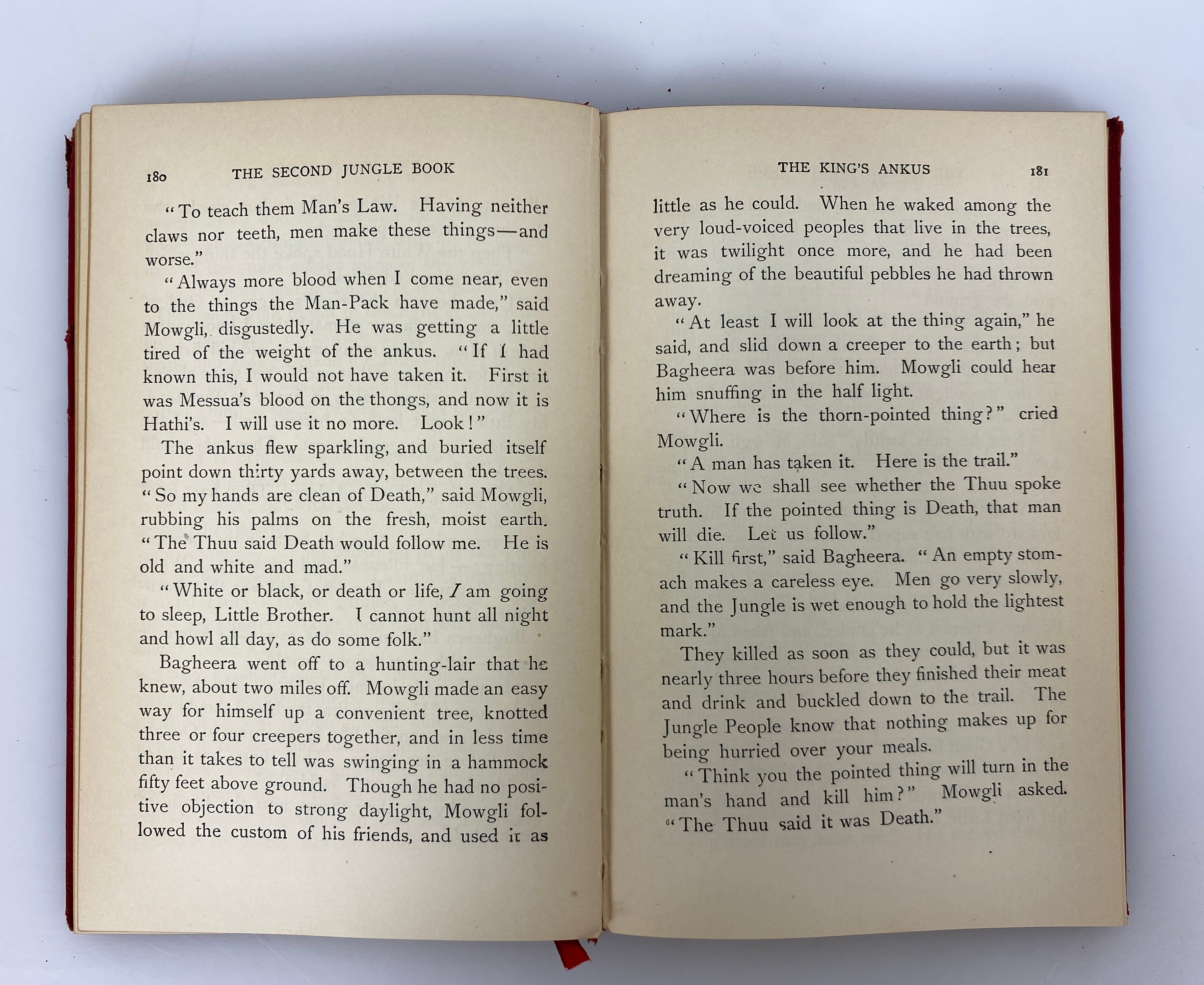 Lot of 6 Antique Rudyard Kipling incl Kim/Second Jungle Book 1920s Leather Bound