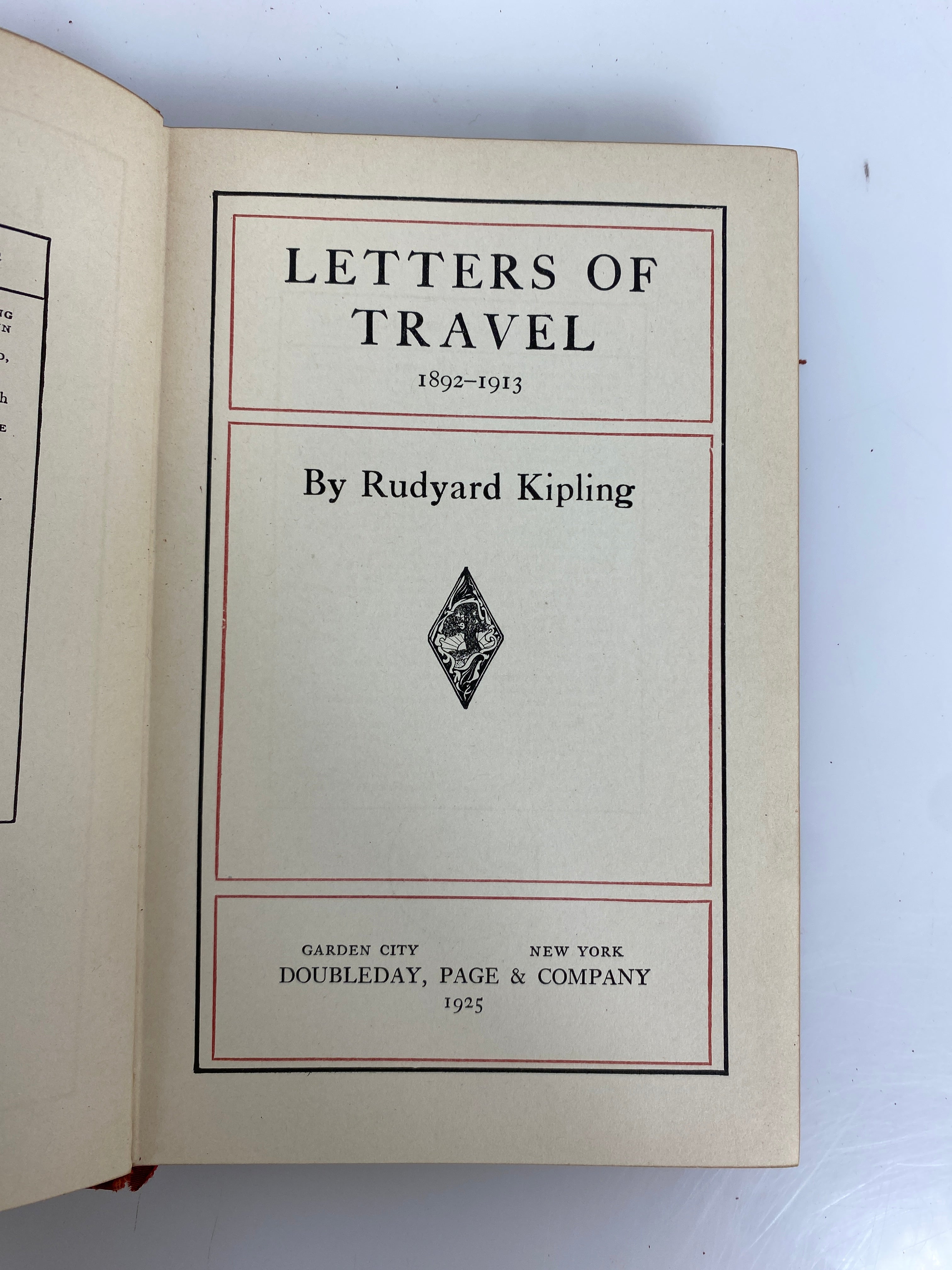 Lot of 6 Antique Rudyard Kipling incl Kim/Second Jungle Book 1920s Leather Bound