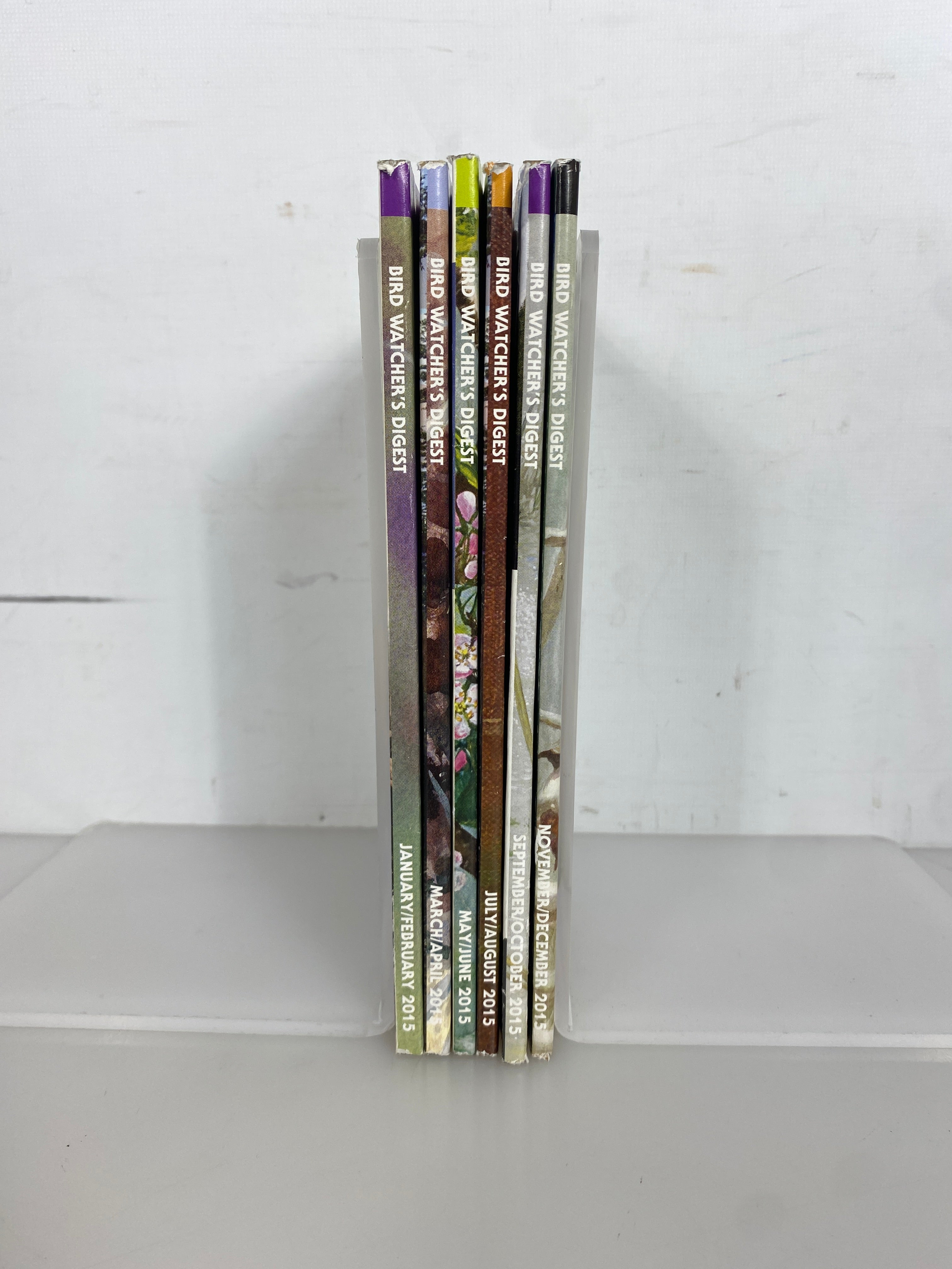 Lot of 6: Bird Watchers Digest Complete 2015 Set