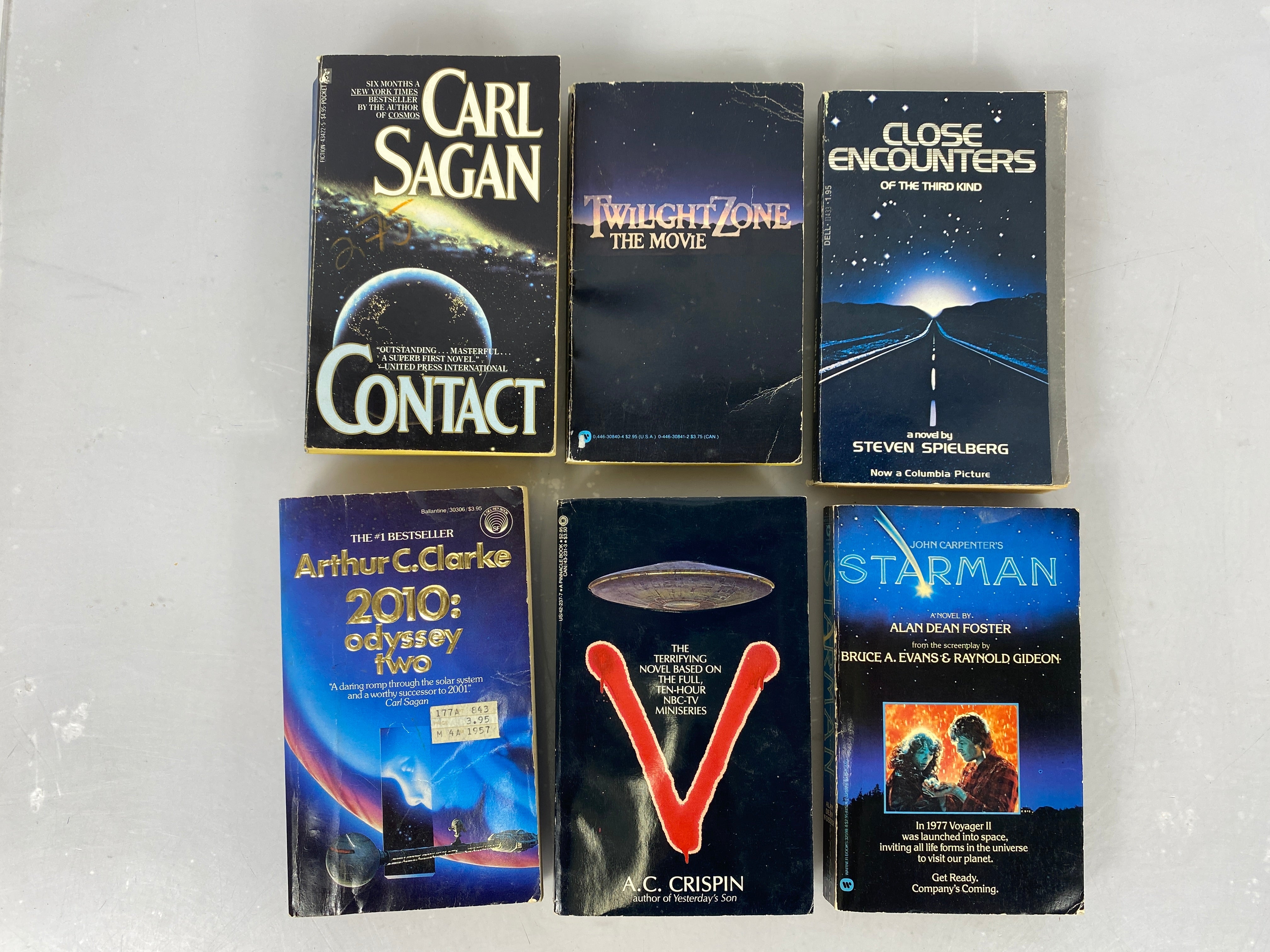 Lot of 6  Paperbacks 1980s Science Fiction/TV 1977-1986 SC