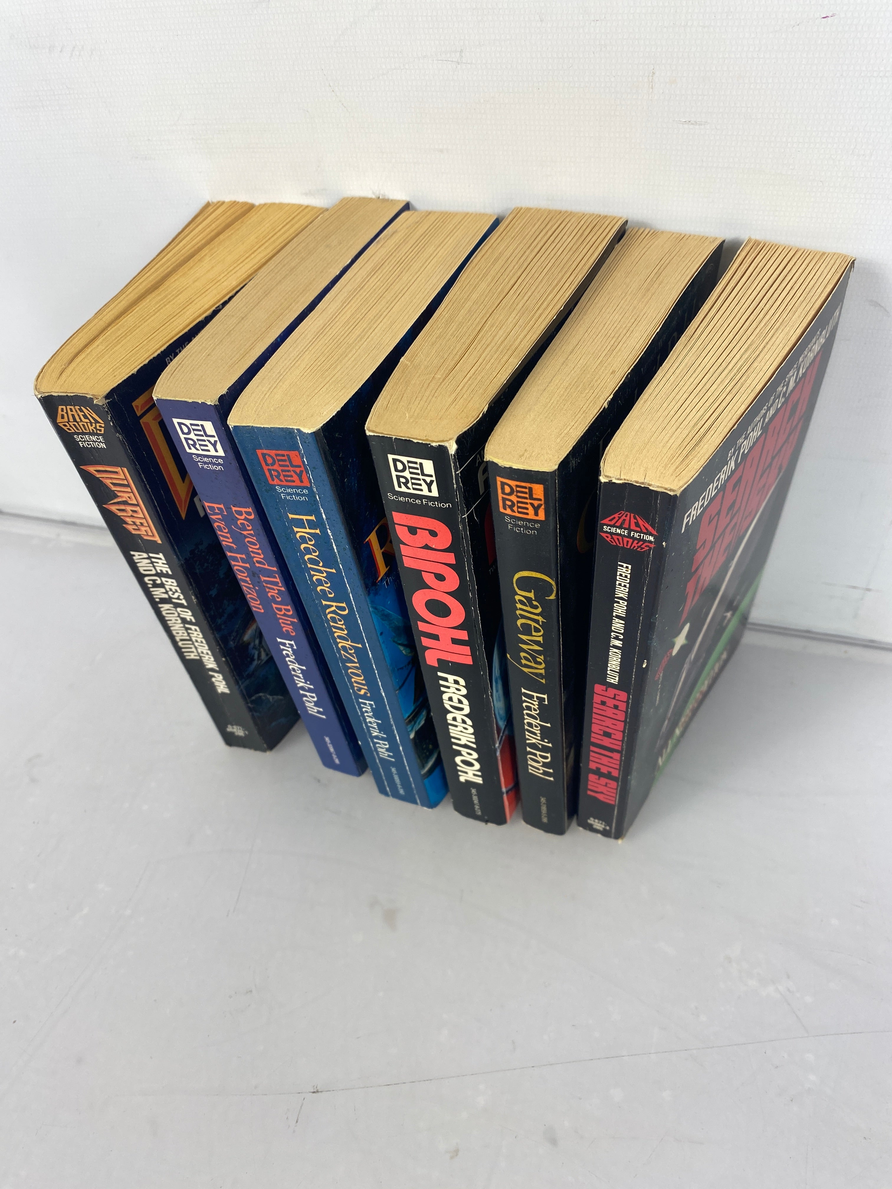 Lot of 6 Science Fiction paperbacks Frederik Pohl  1982-1987 SC
