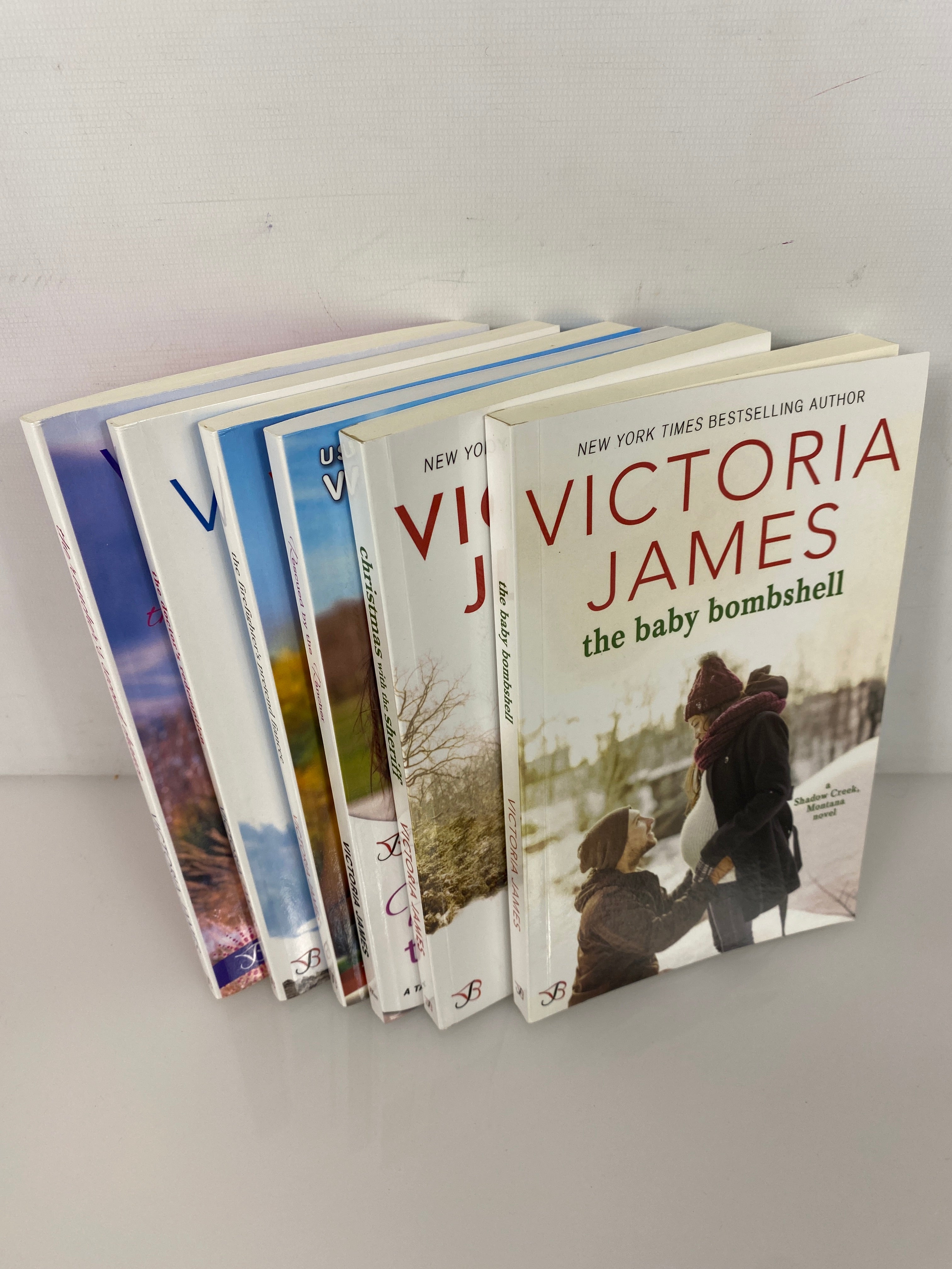 Lot of 6 Victoria James Romance Novels SC 2014-2018 SC