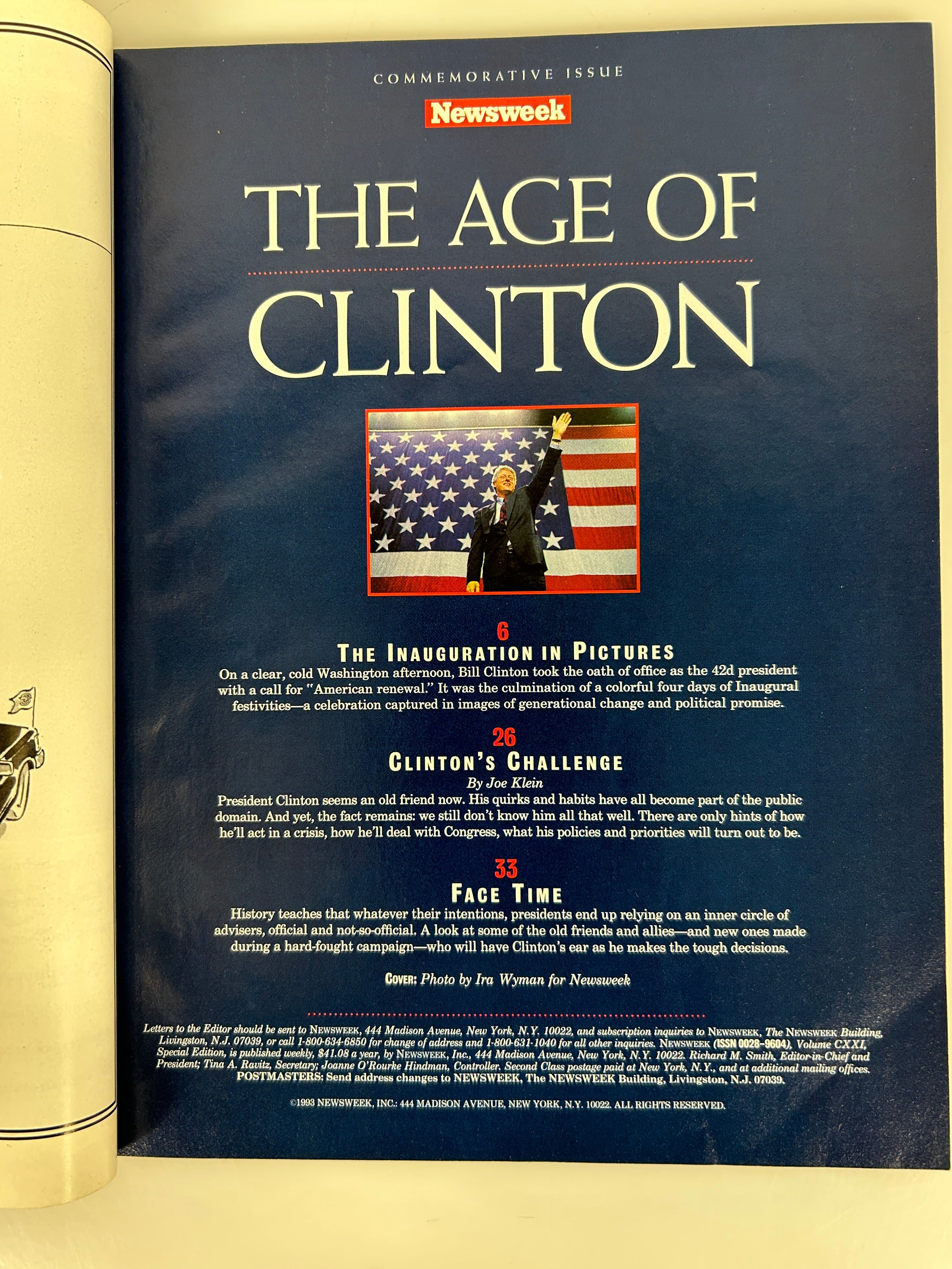 Lot of 6 Vintage Presidential Inauguration Magazines-LIFE/Newsweek/TIME