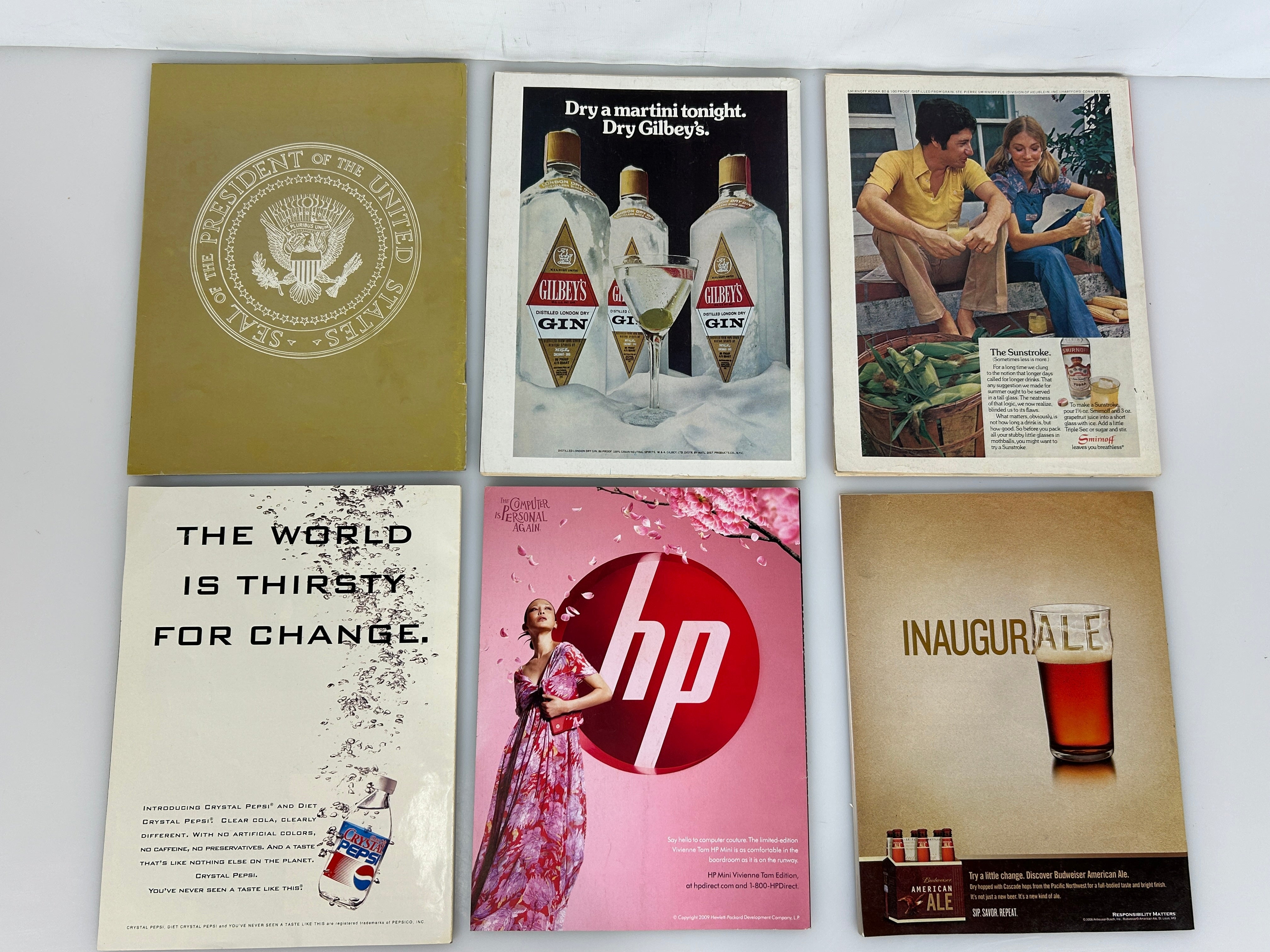 Lot of 6 Vintage Presidential Inauguration Magazines-LIFE/Newsweek/TIME