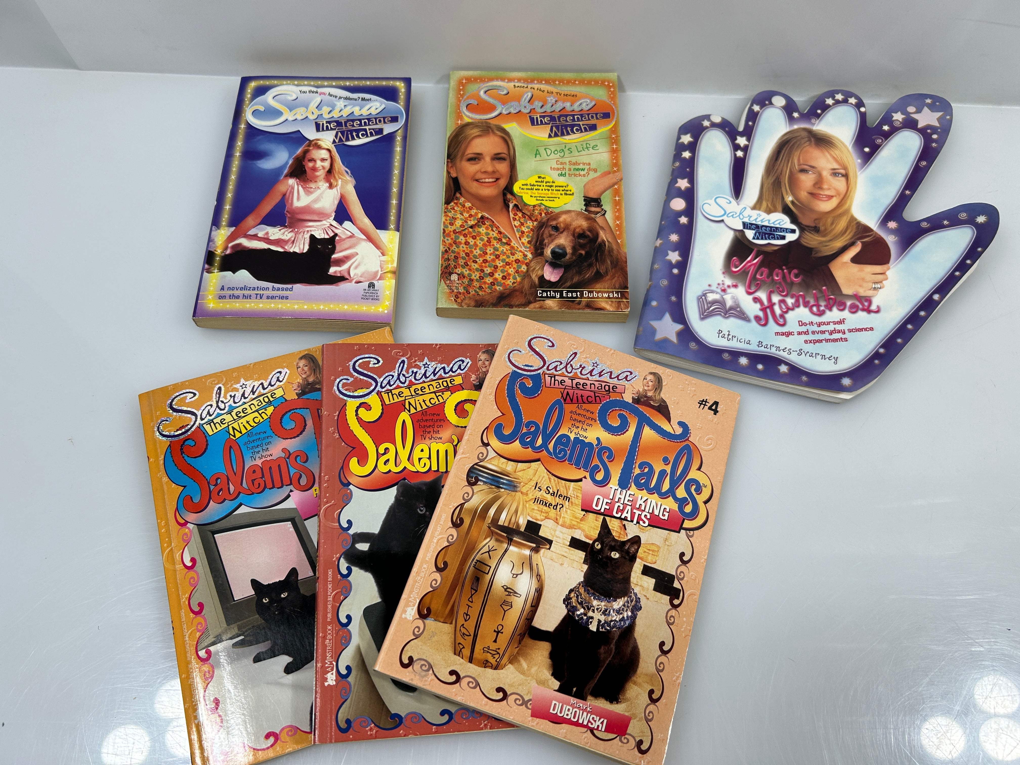 Lot Of 6 Vintage Sabrina the Teenage Witch/Salem's Tails/Magic Handbook Lot SC