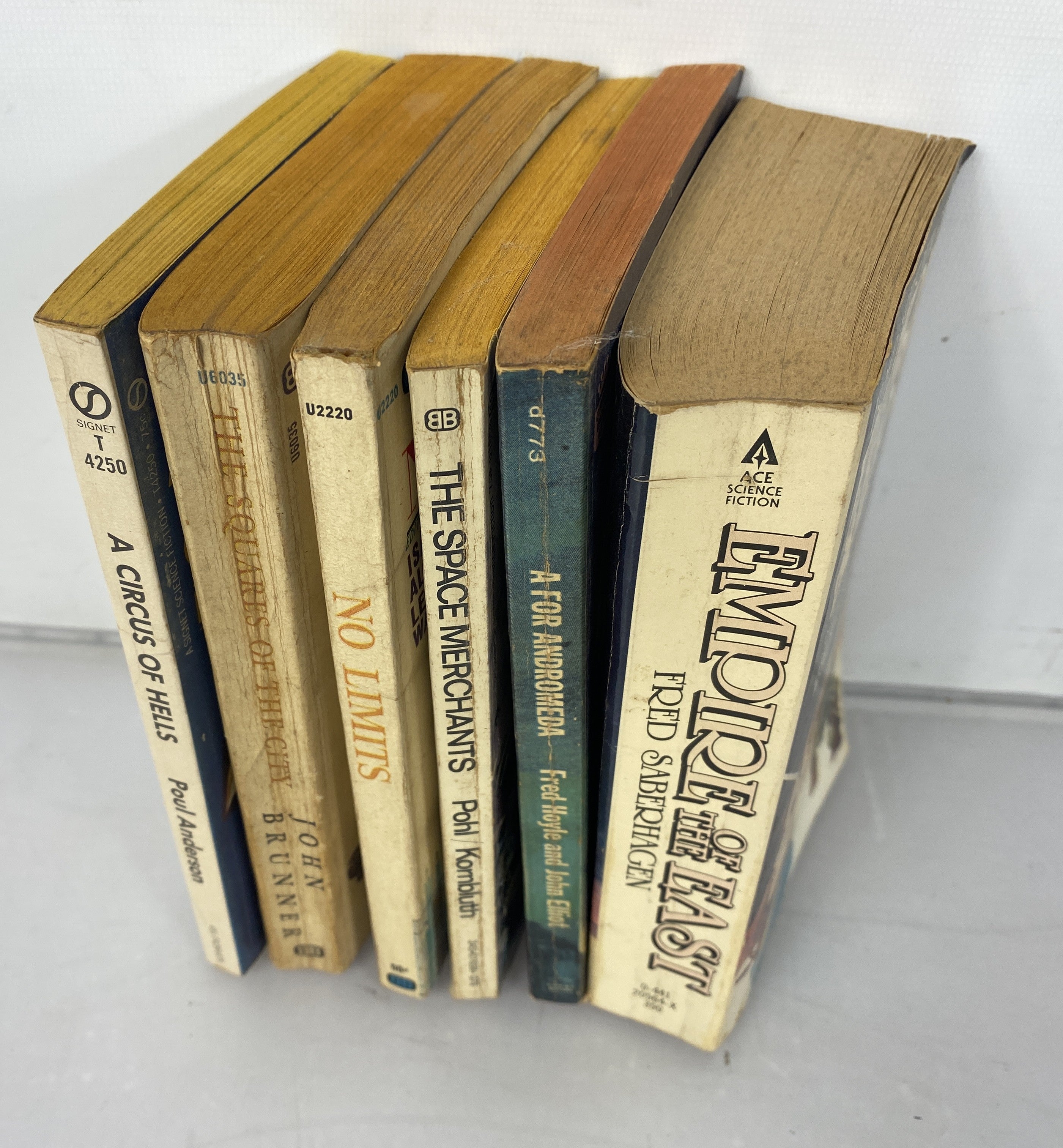 Lot of 6 Vintage Science Fiction Paperbacks (Lot #1) 1964-1980