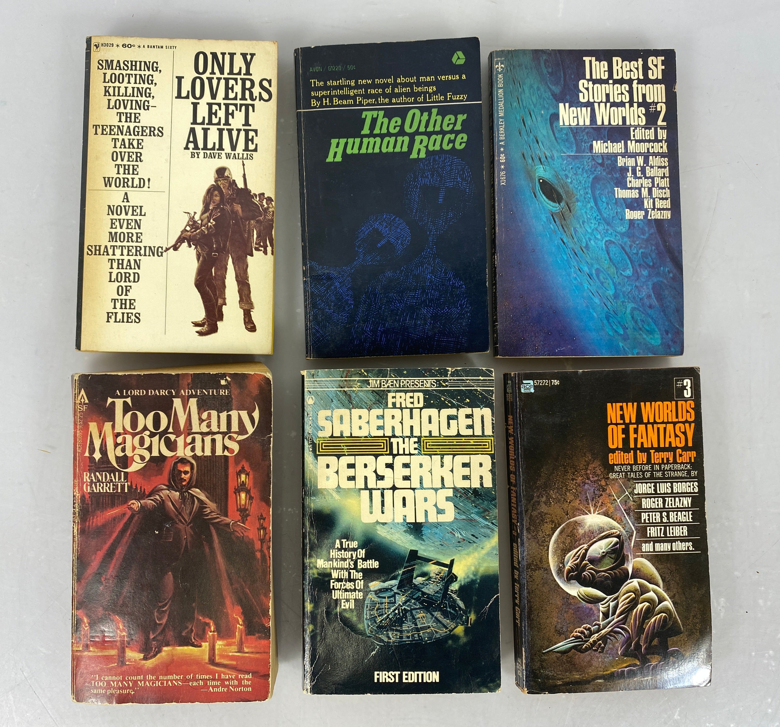 Lot of 6 Vintage Science Fiction Paperbacks (Lot #4) 1964-1983 SC