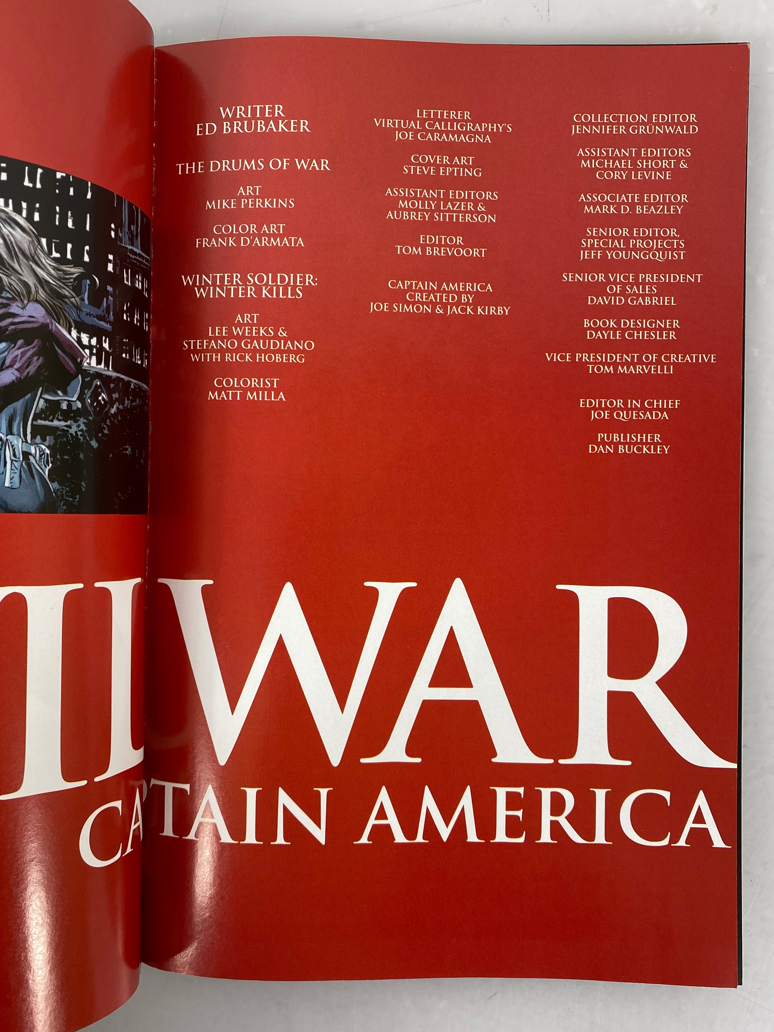 Lot of 7 Captain America, Avengers (Marvel 2007-2011) Graphic Novels SC