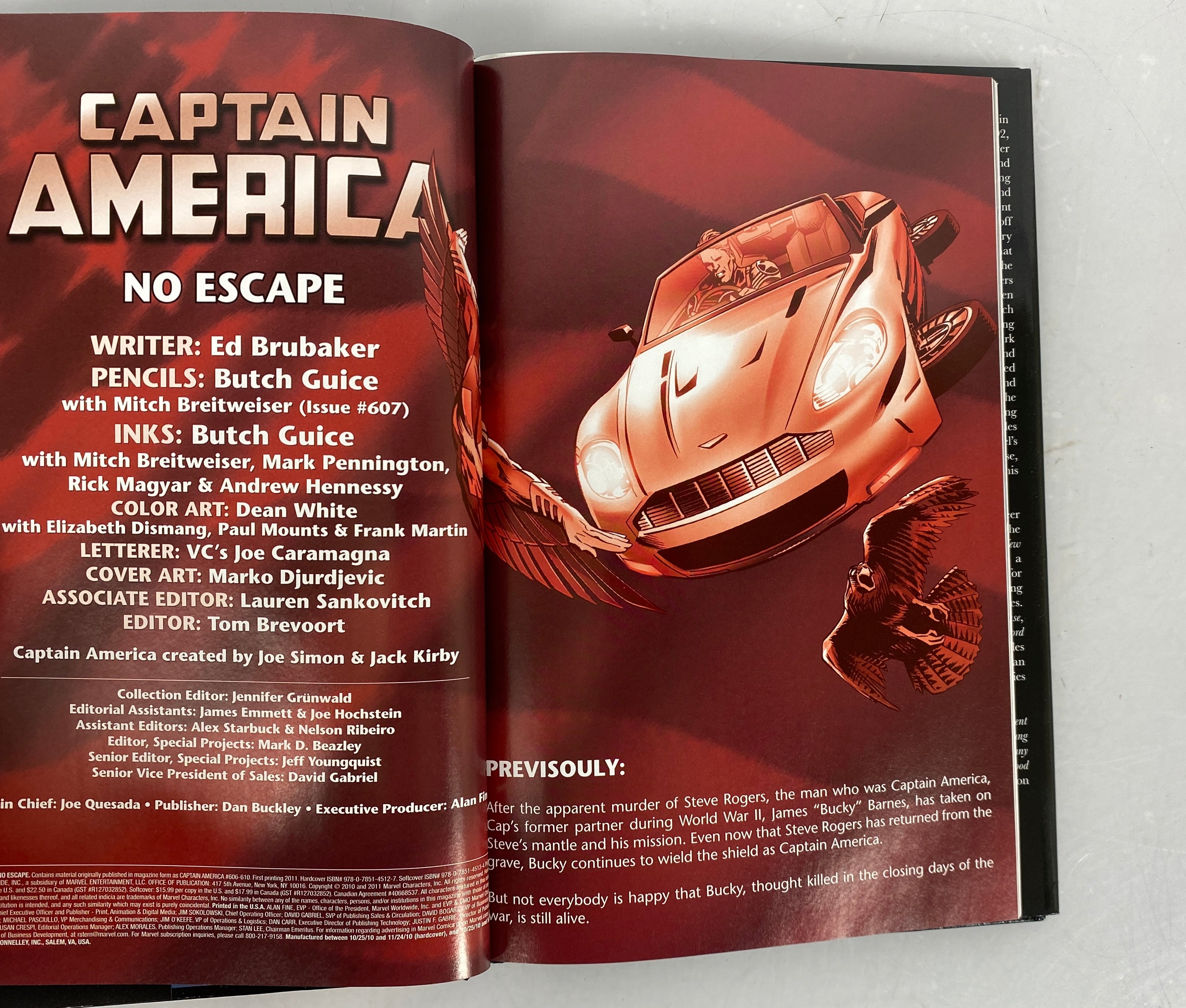 Lot of 7 Captain America, Avengers (Marvel 2007-2011) Graphic Novels SC