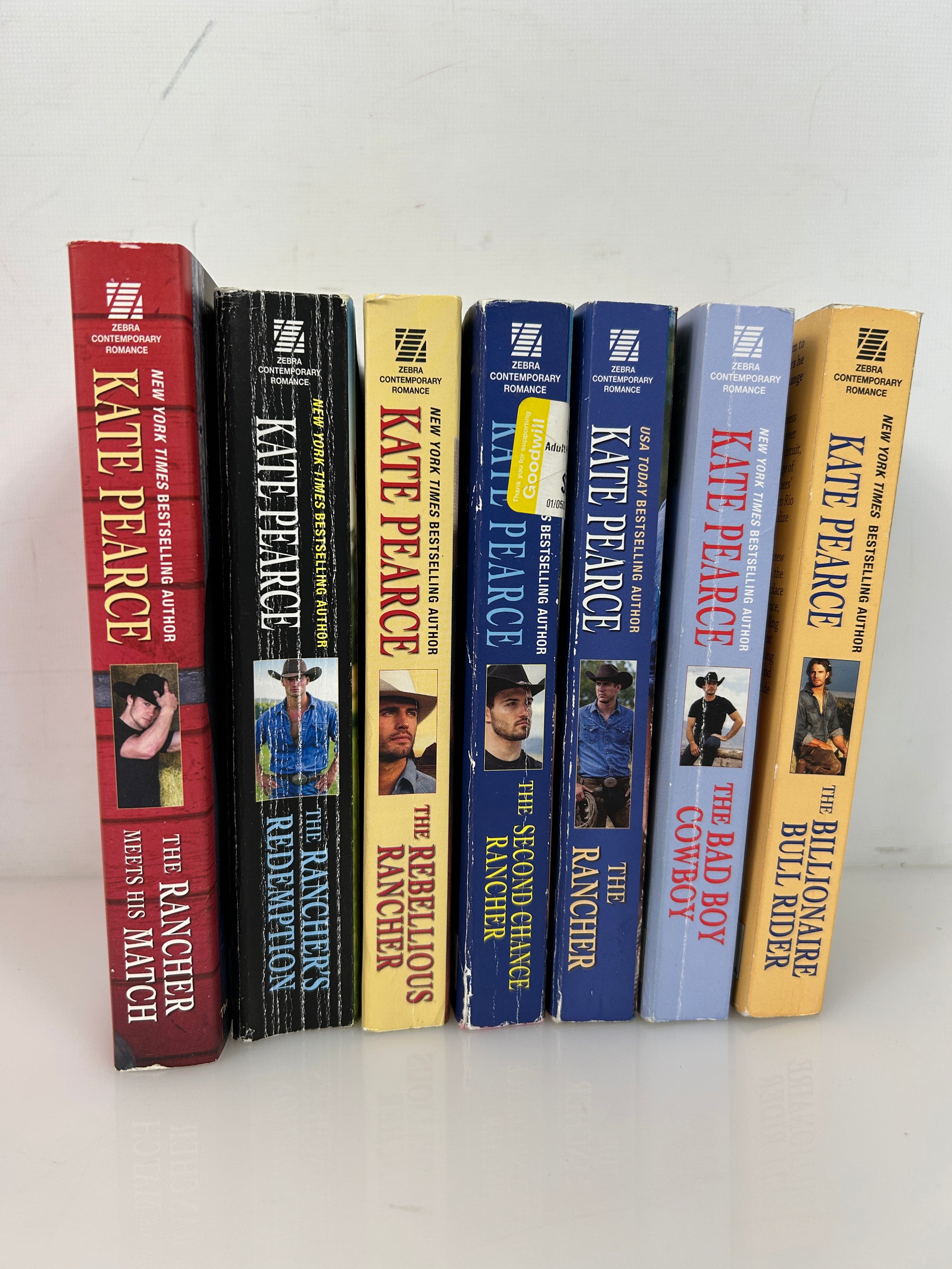 Lot of 7 Cowboy Romance: 3-Morgan Ranch & 4 Millers of Morgan Valley Kate Pearce