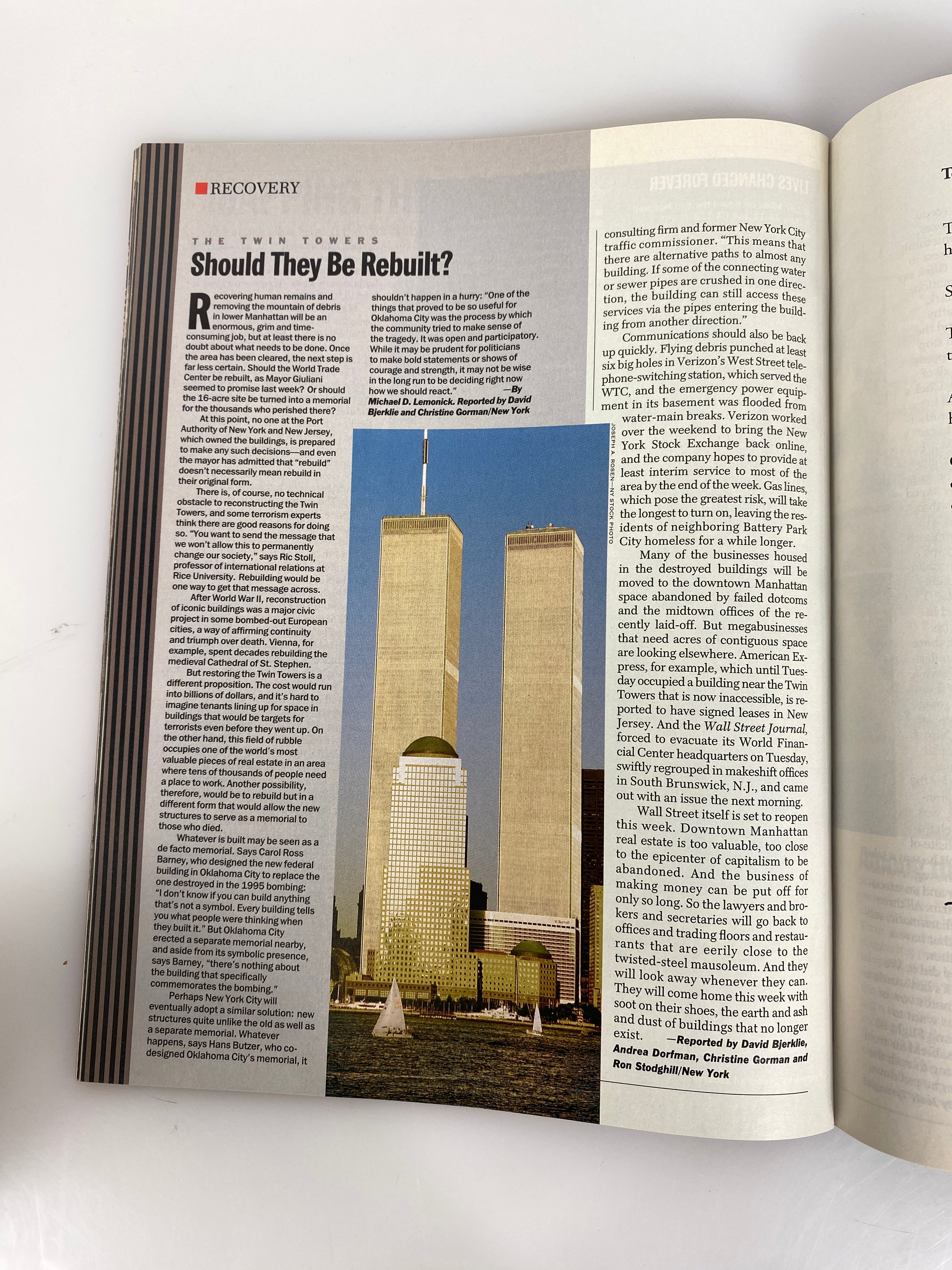 Lot of 7 Time, Life, Newsweek, People September 11 coverage 2001-2011