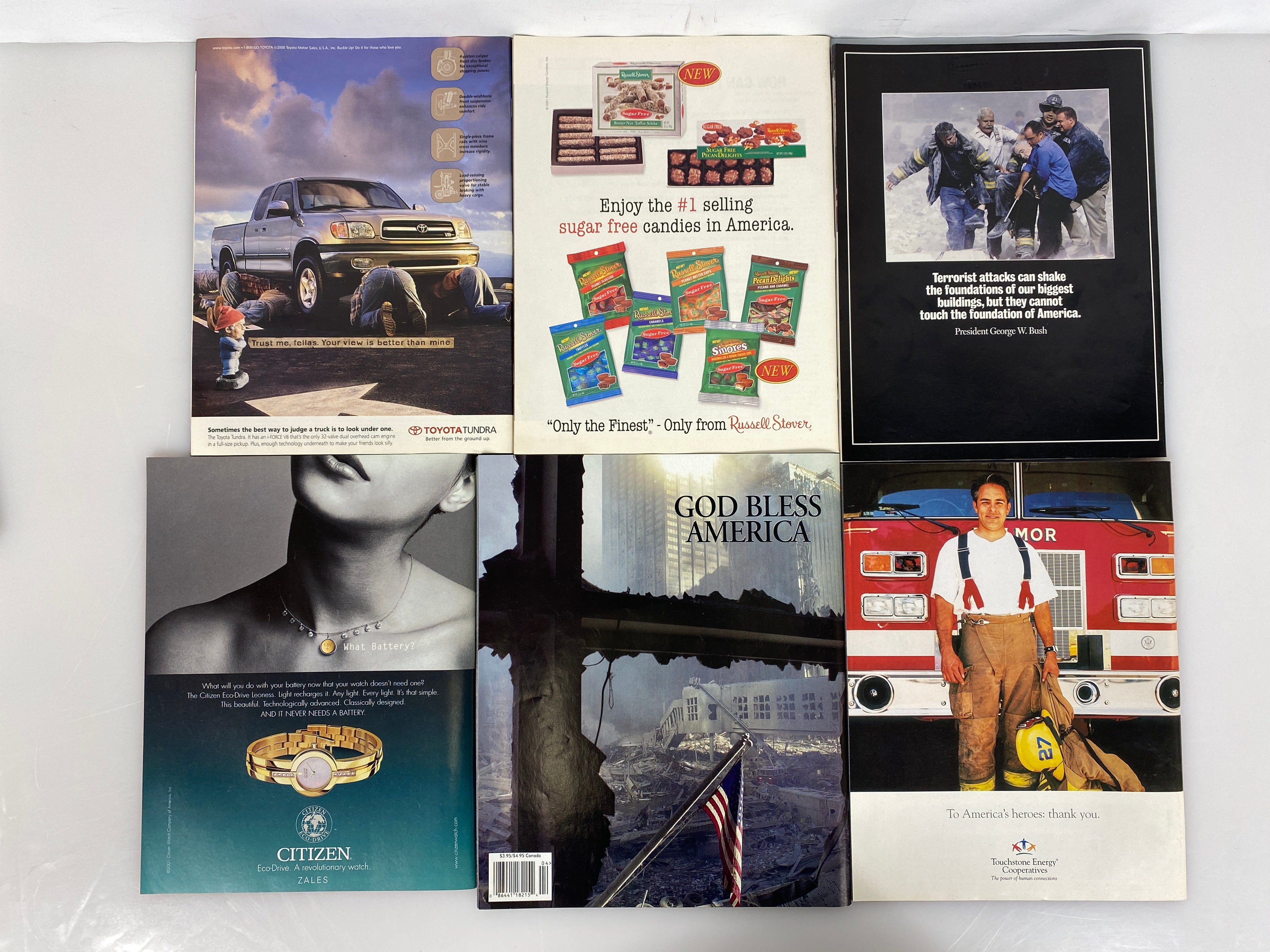 Lot of 7 Time, Life, Newsweek, People September 11 coverage 2001-2011