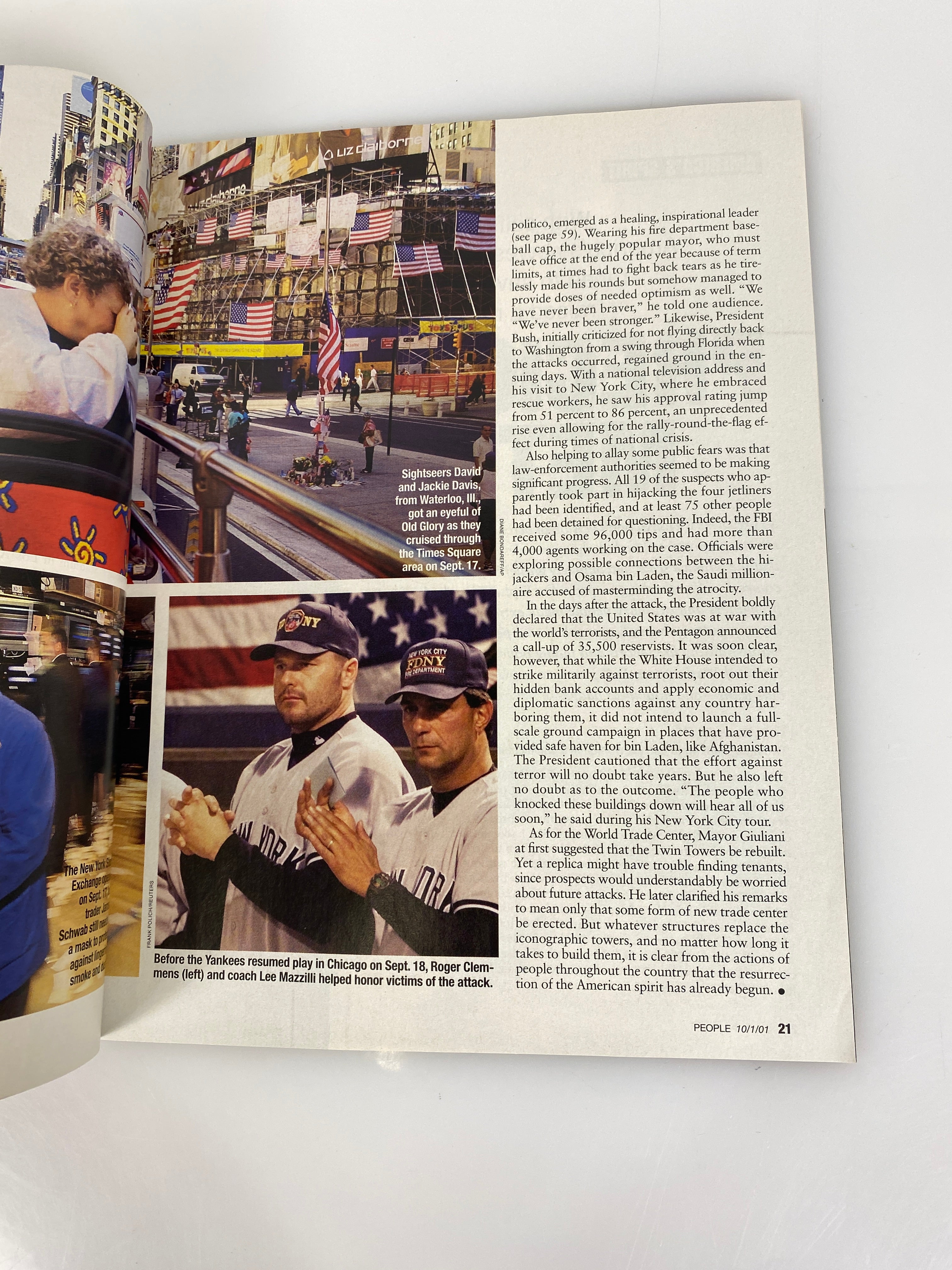 Lot of 7 Time, Life, Newsweek, People September 11 coverage 2001-2011