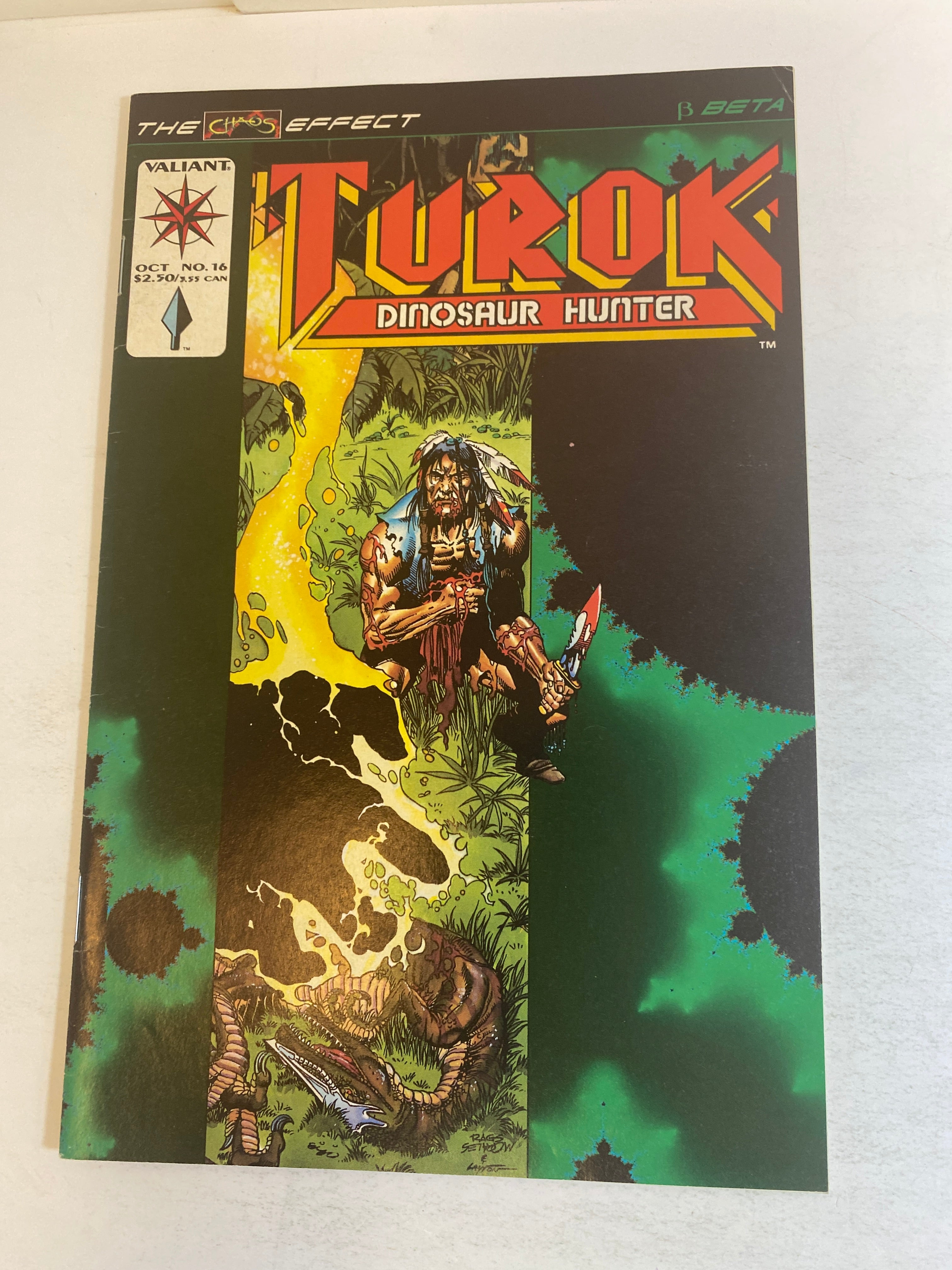 Lot of 7 Turok Dinosaur Hunter Valiant Comics 1994-1995