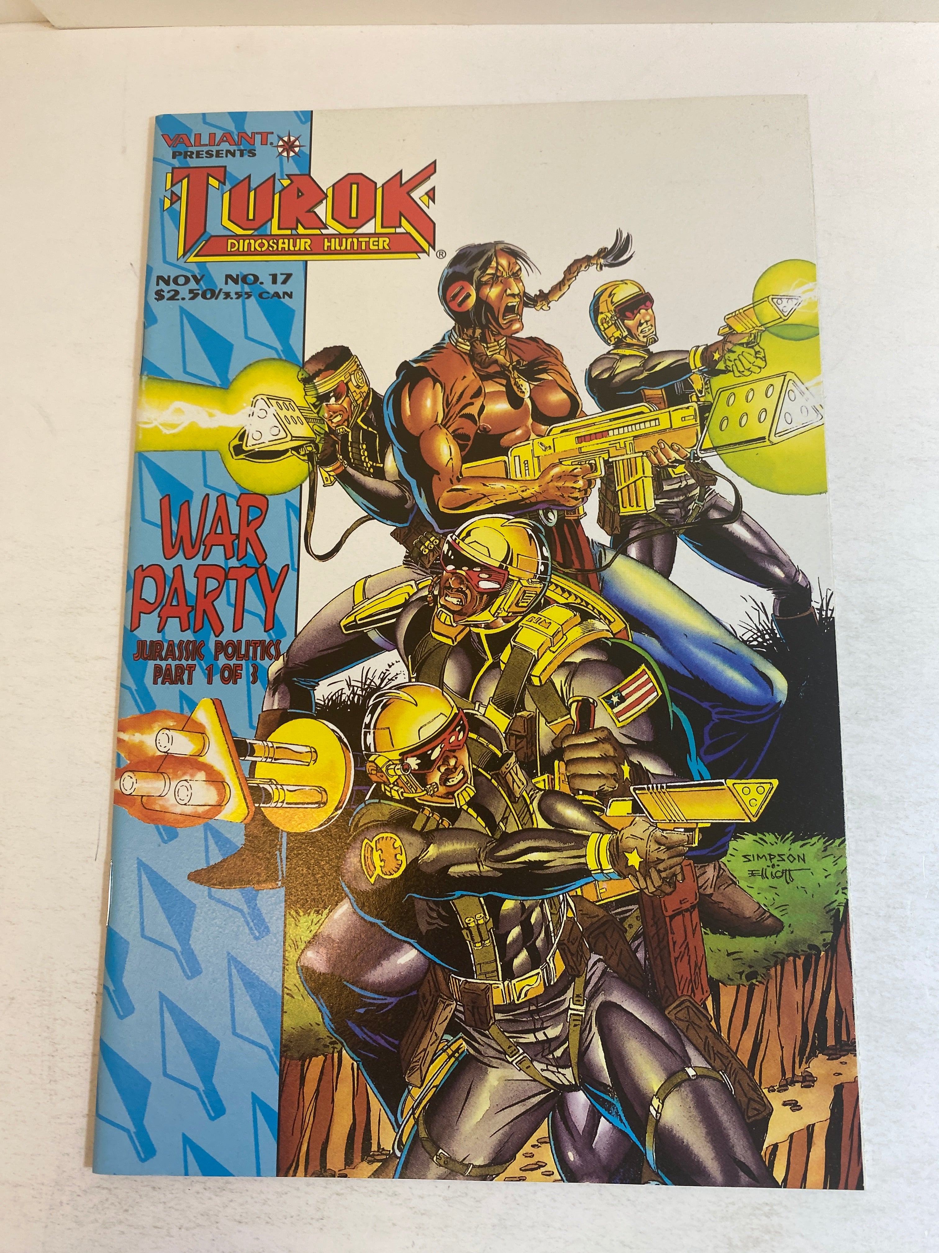 Lot of 7 Turok Dinosaur Hunter Valiant Comics 1994-1995