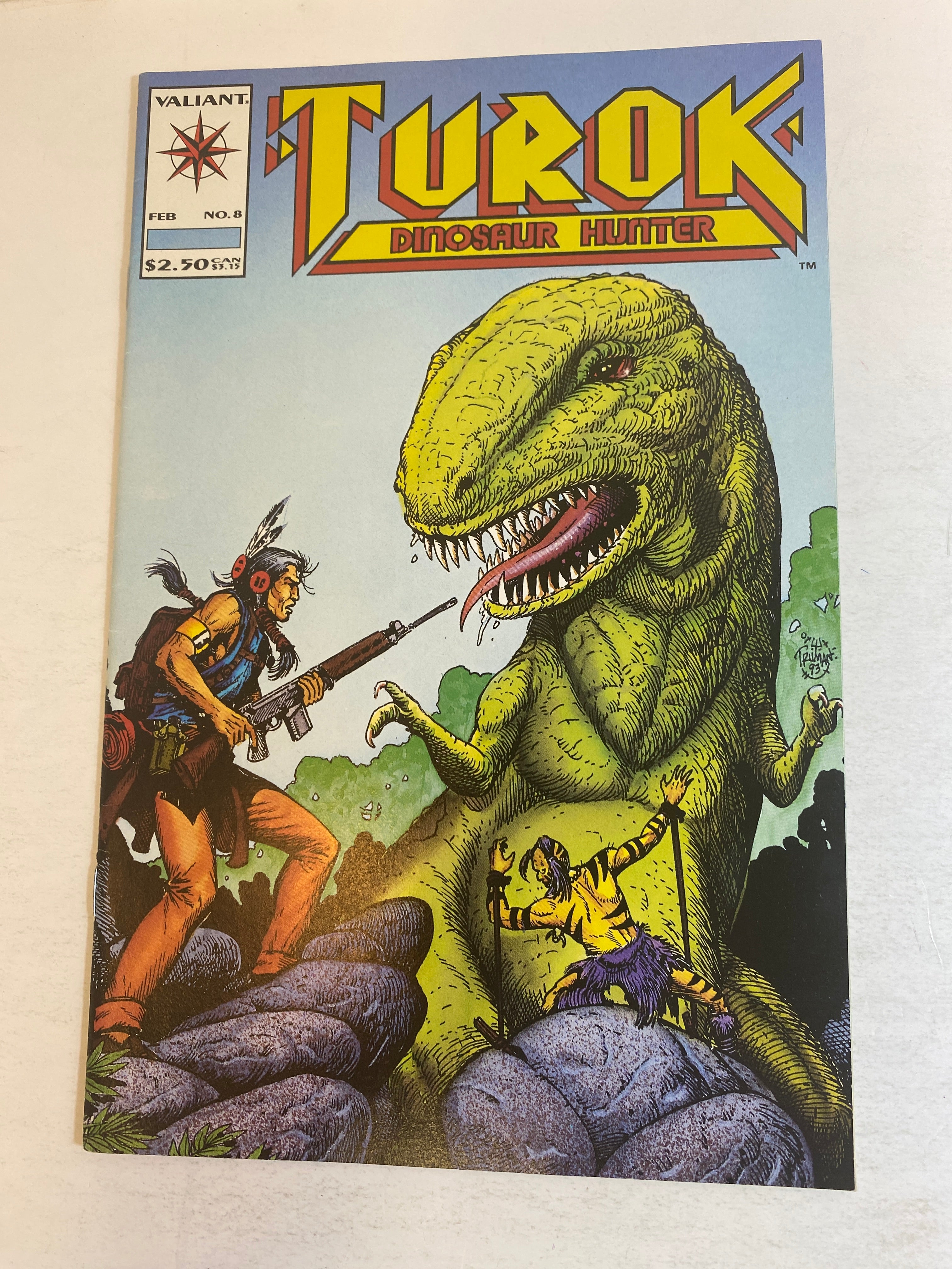 Lot of 7 Turok Dinosaur Hunter Valiant Comics 1994-1995