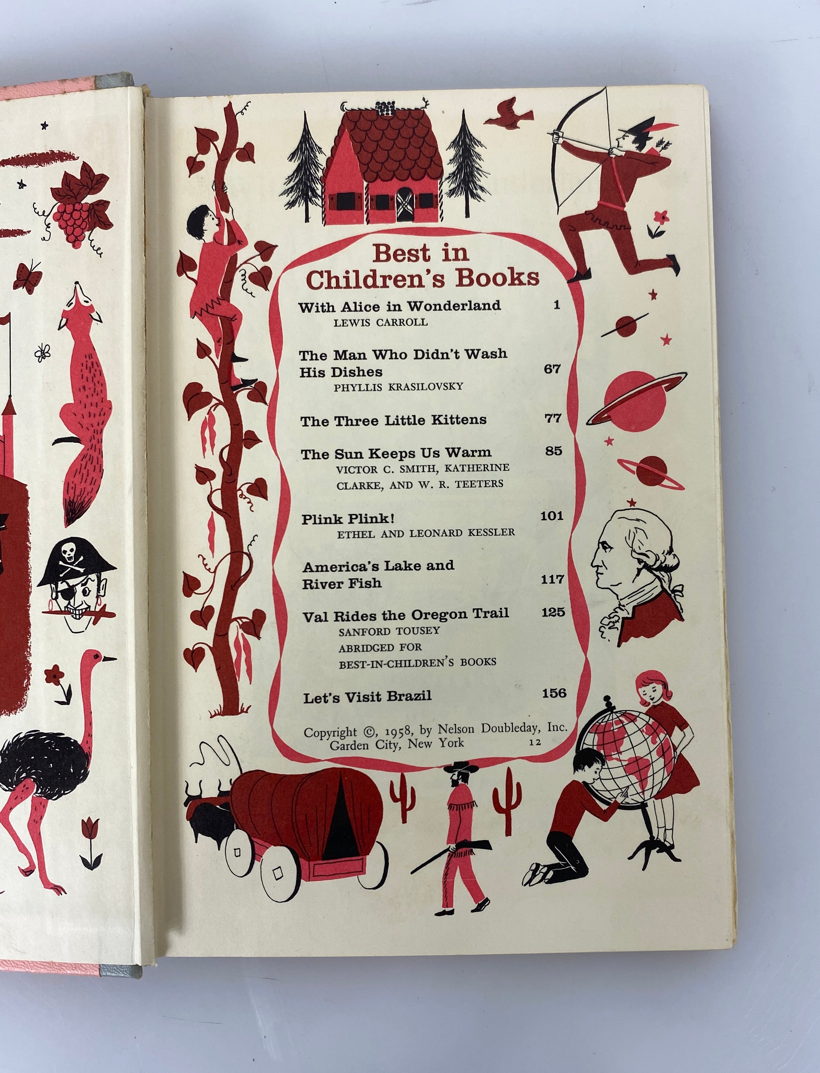 Lot of 8 Best in Children's Books 1957-1963 Vintage HC