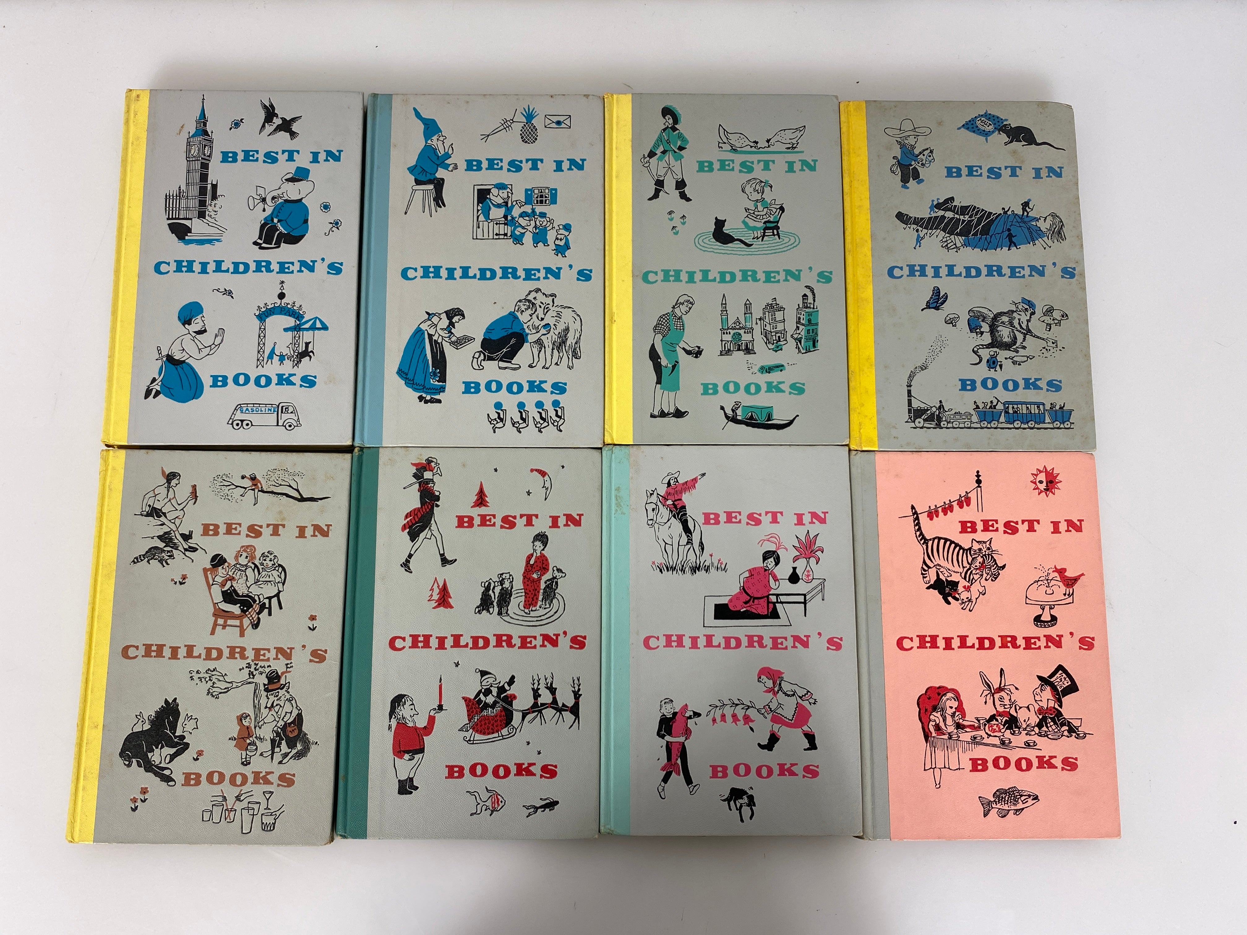 Lot of 8 Best in Children's Books 1957-1963 Vintage HC