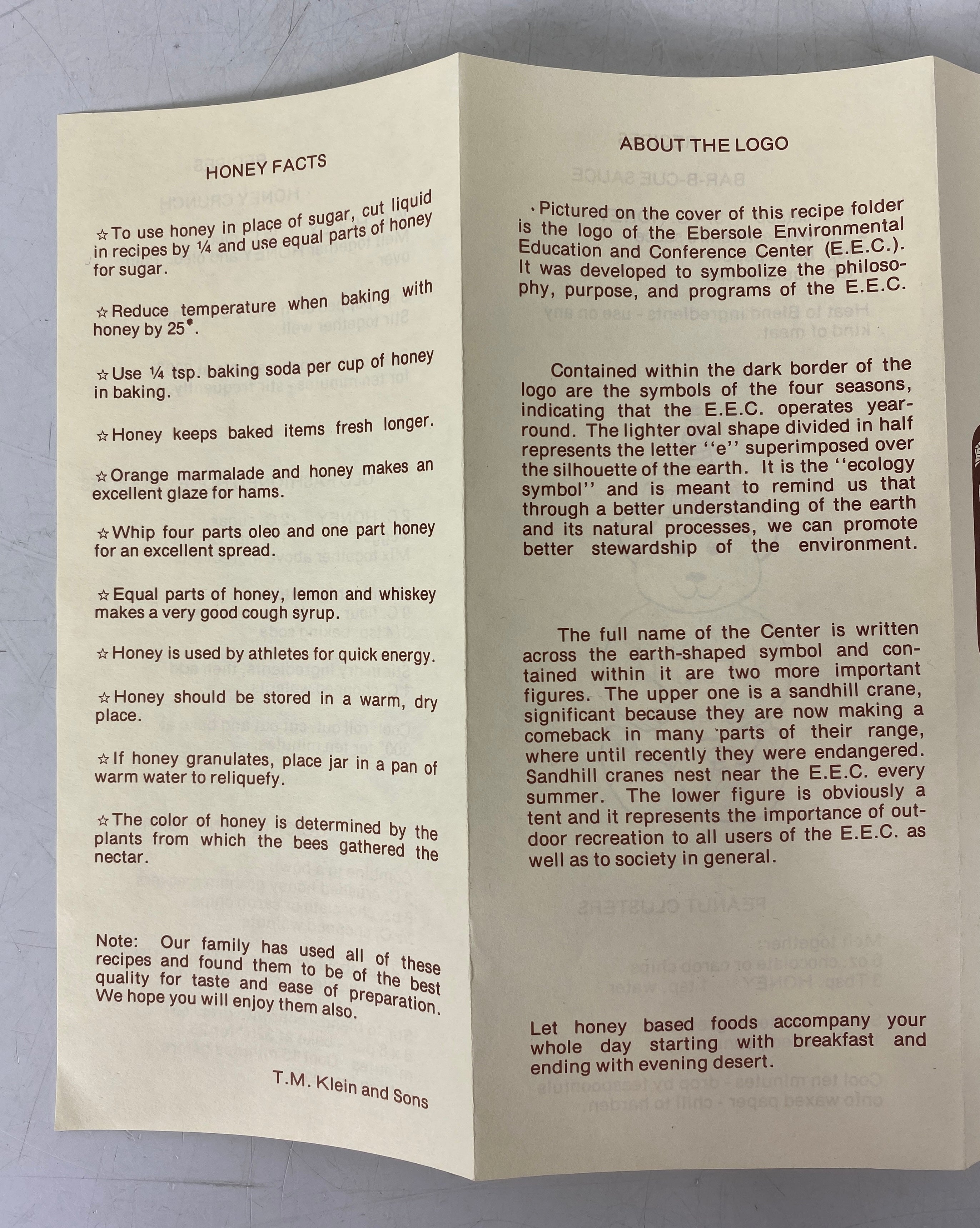 Lot of Vintage Recipe Booklets: Honey/Maple Syrup/Karo Syrup SC