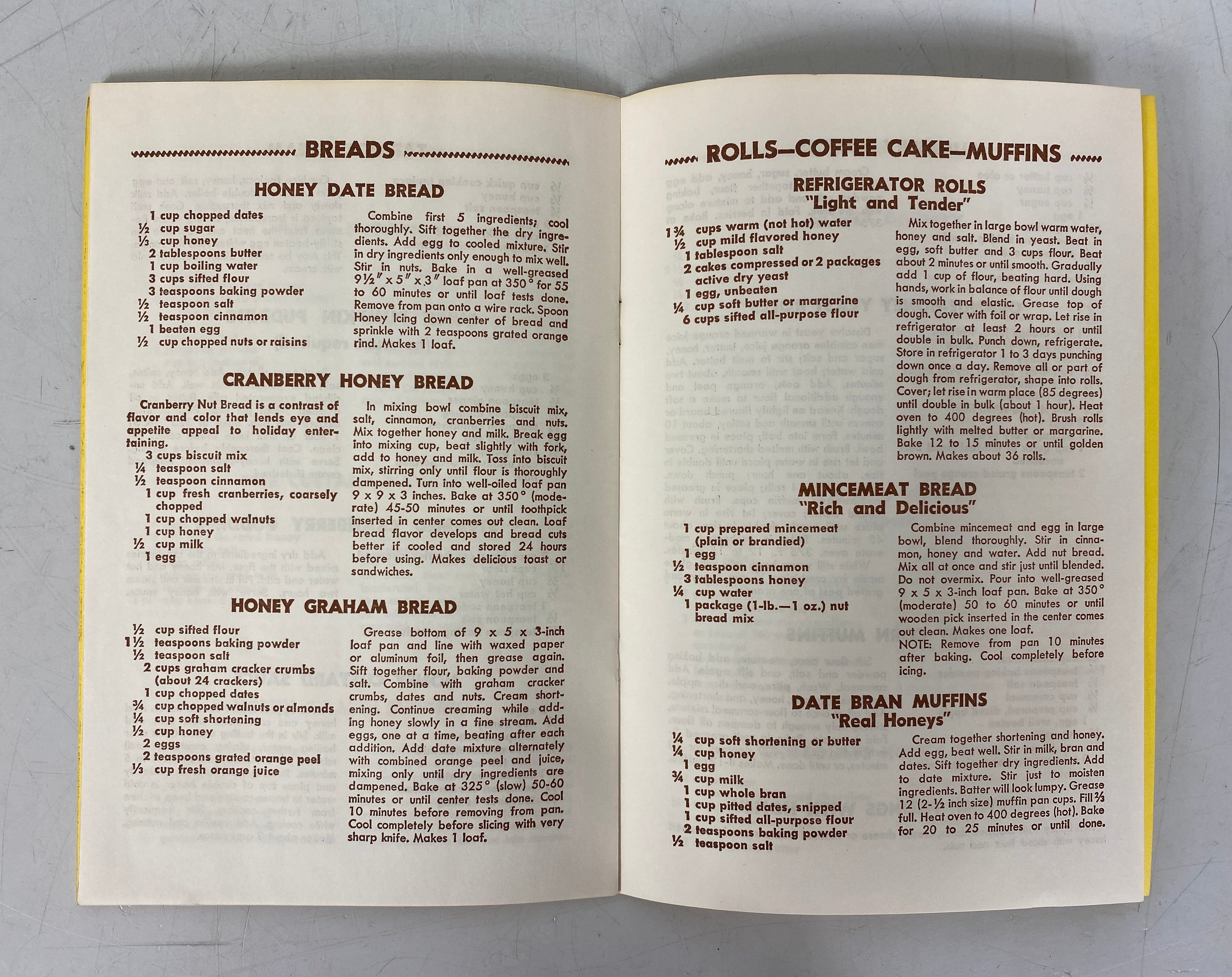 Lot of Vintage Recipe Booklets: Honey/Maple Syrup/Karo Syrup SC