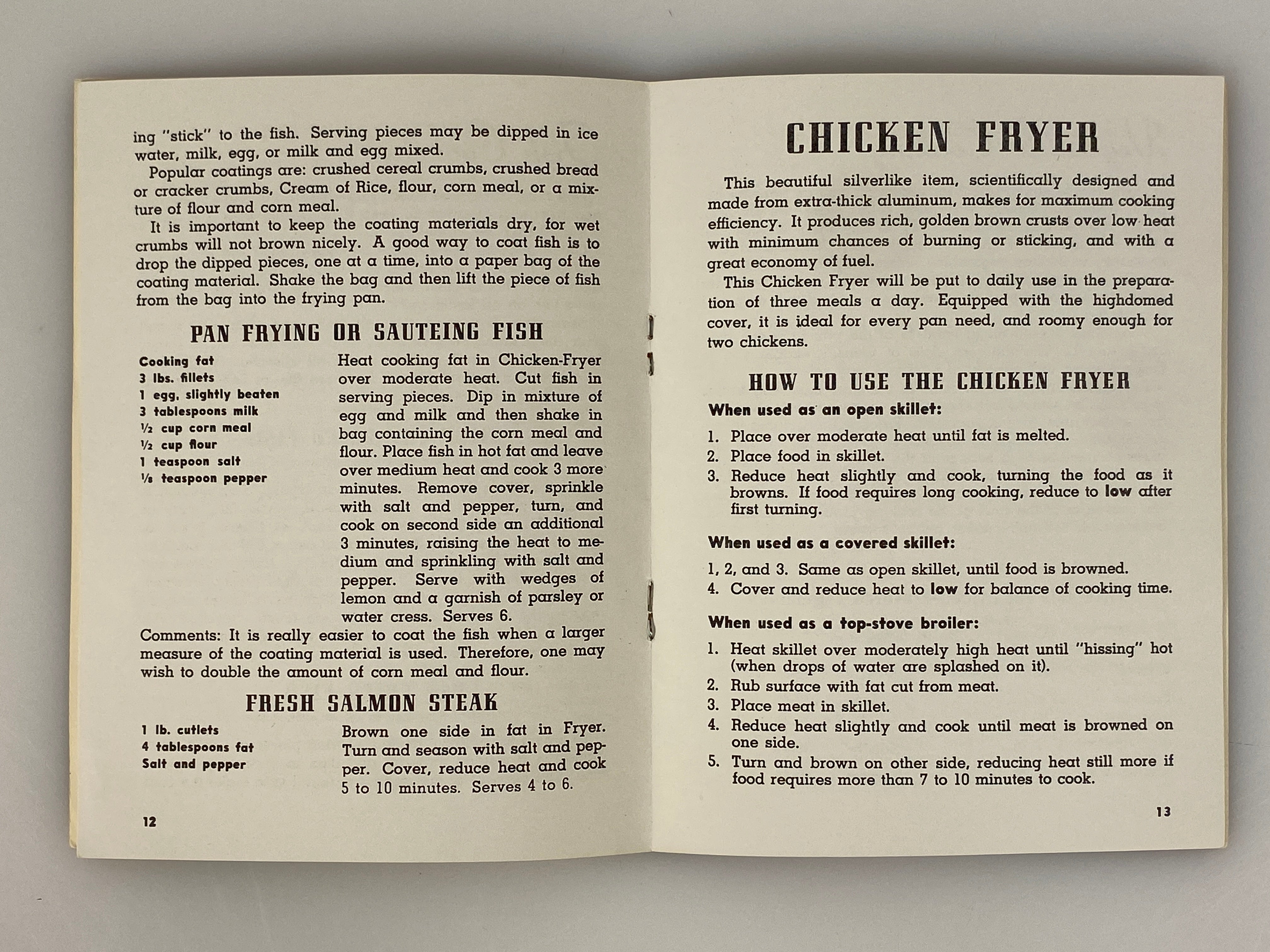 Lot of Vintage Small Appliance Recipe Booklets: Supermatic/Sears/Salton/Princess