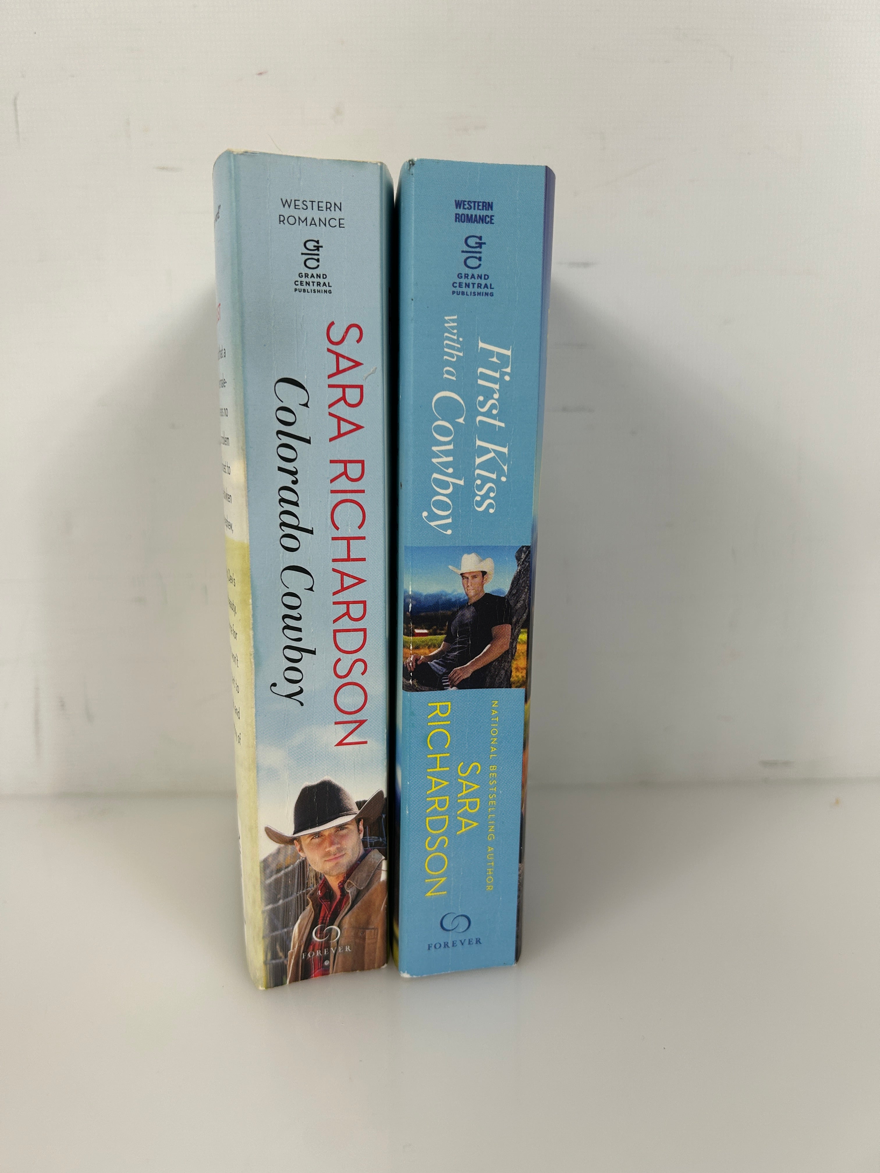 Lot of2 Sara Richardson  First Kiss with a Cowboy/Colorado Cowboy SC