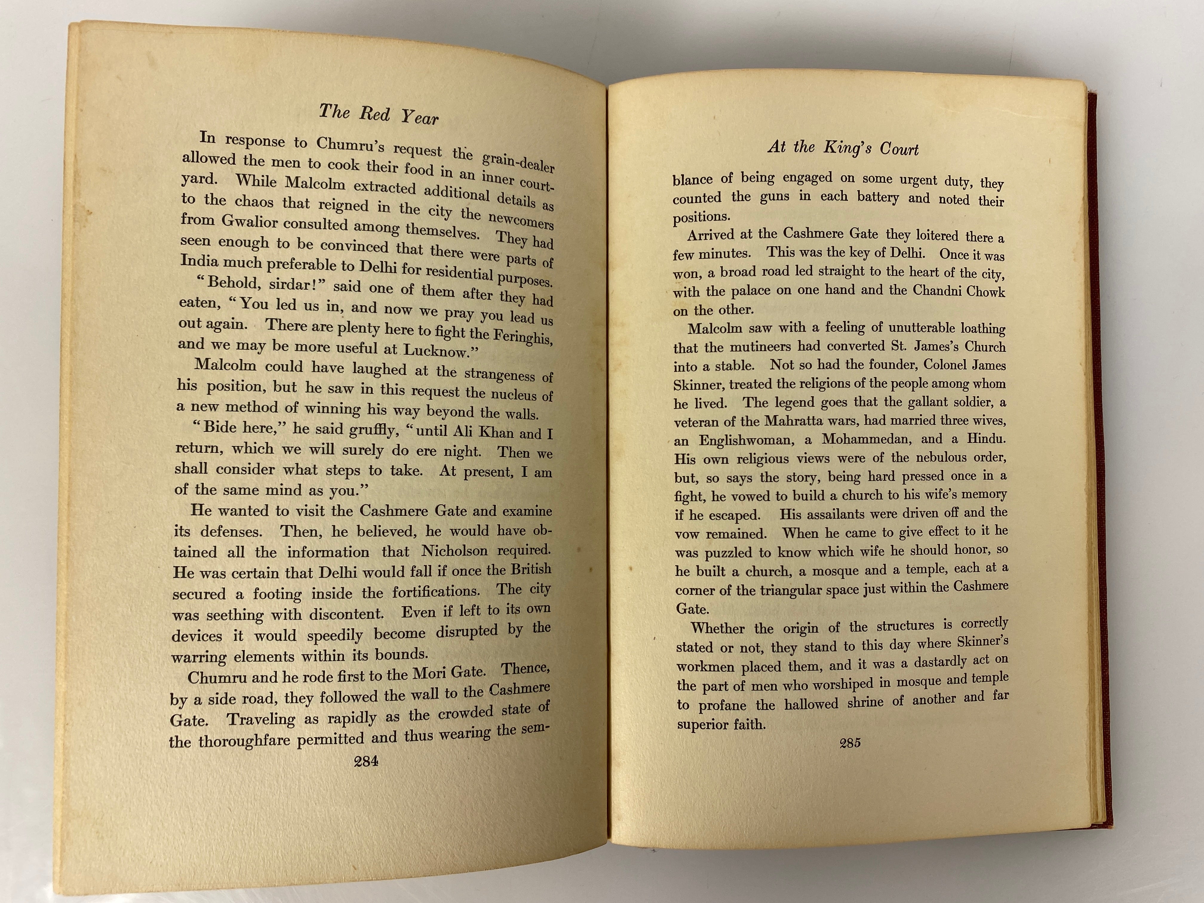 Louis Tracy's The Red Year: The Indian Mutiny 1907 Antique HC