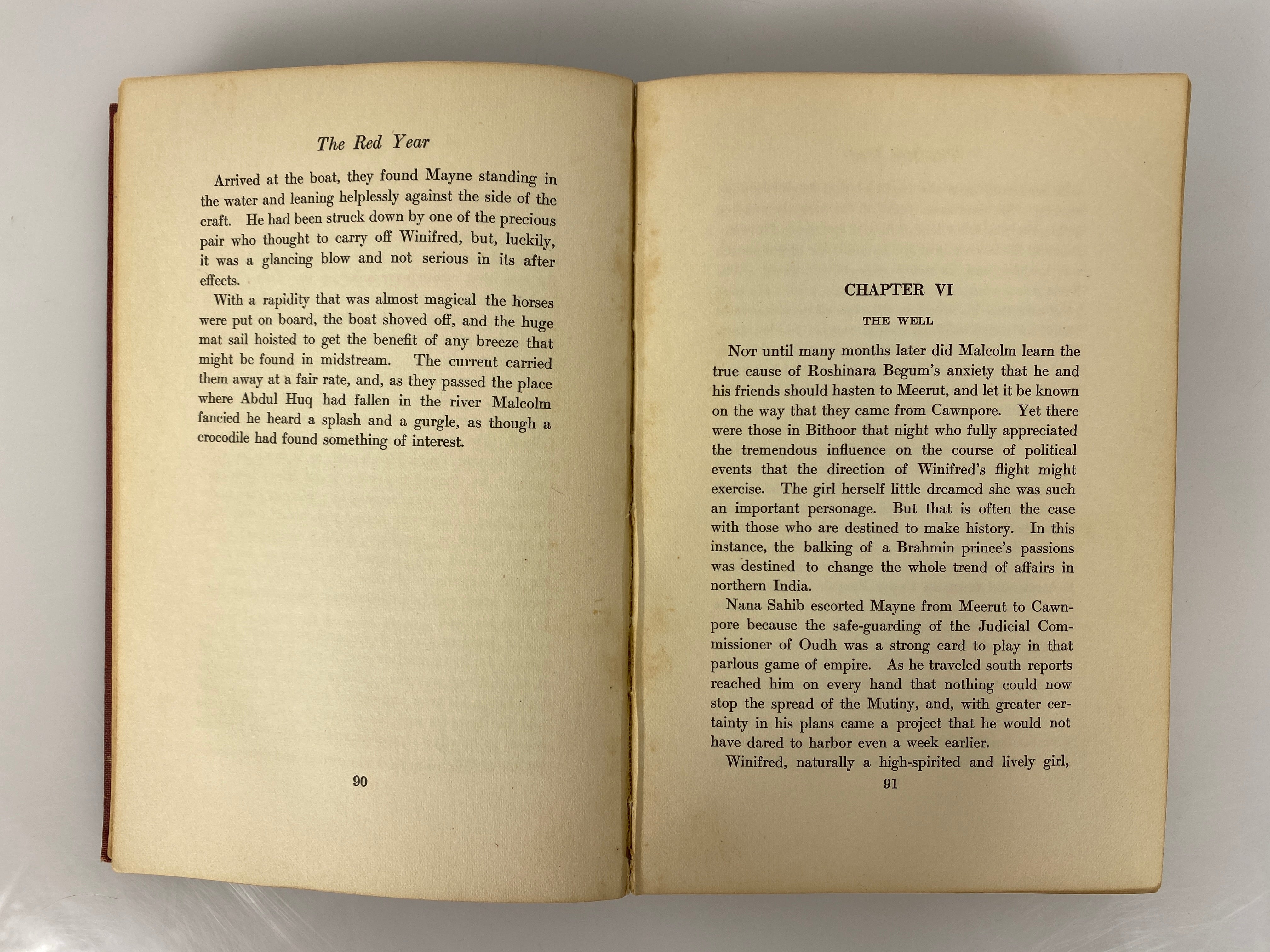Louis Tracy's The Red Year: The Indian Mutiny 1907 Antique HC