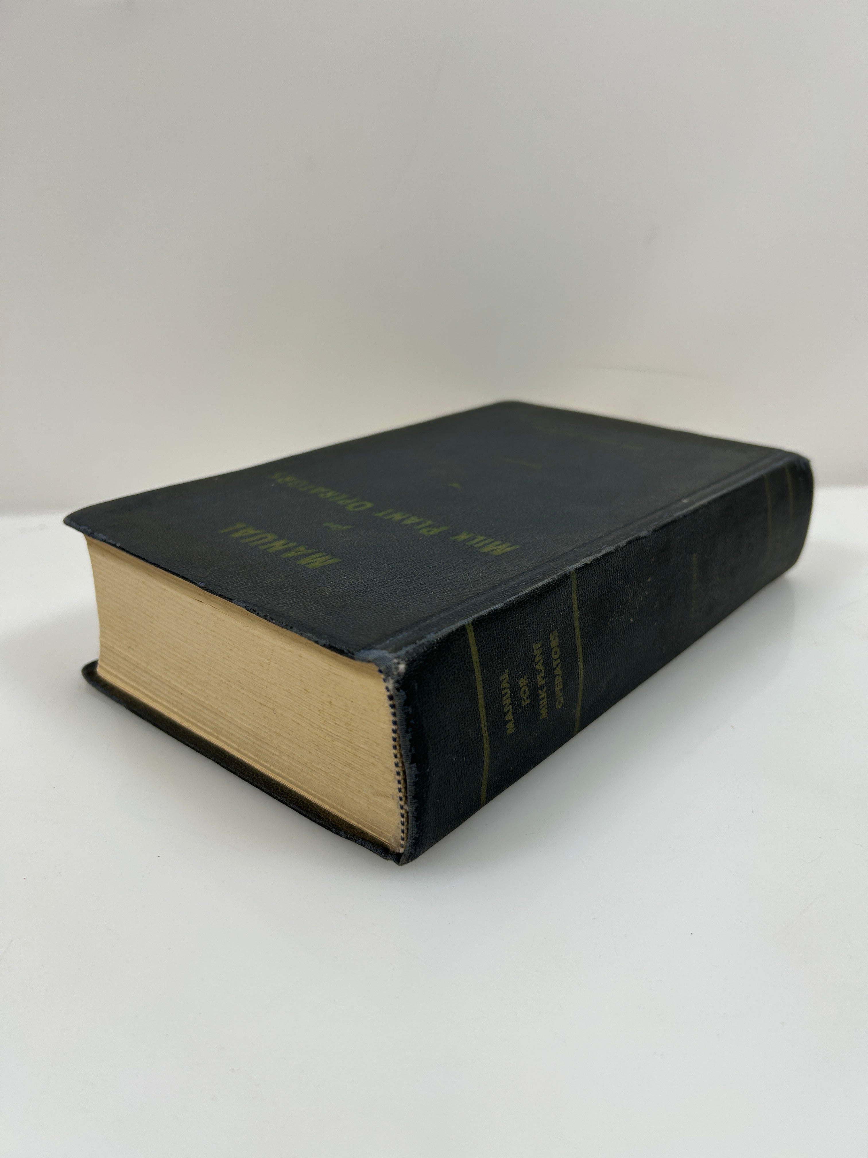 Manual for Milk Plant Operators 1967 3rd Edition 1st Printing HC