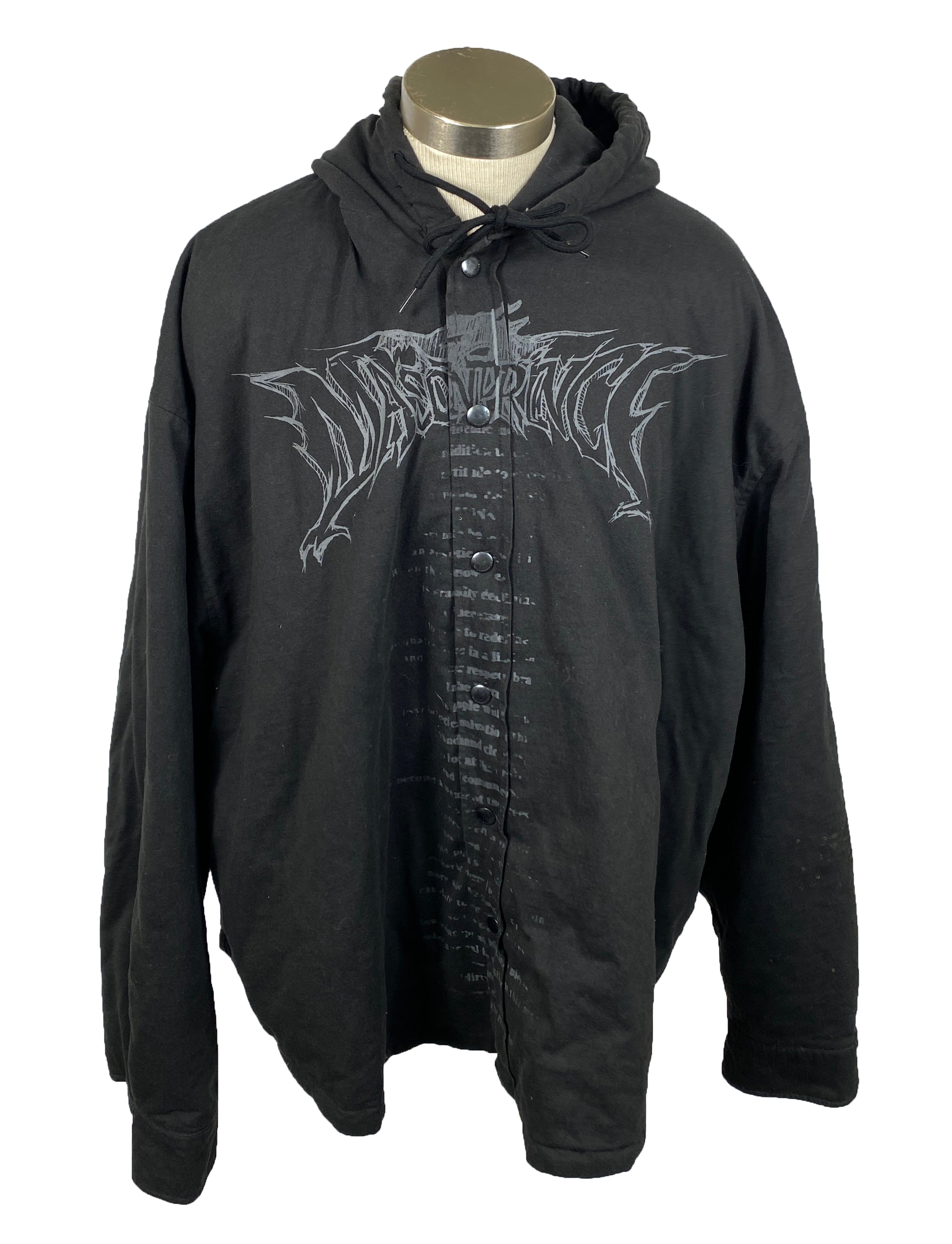 Mason Prince Black Monogramed Jacket Unisex Size XL