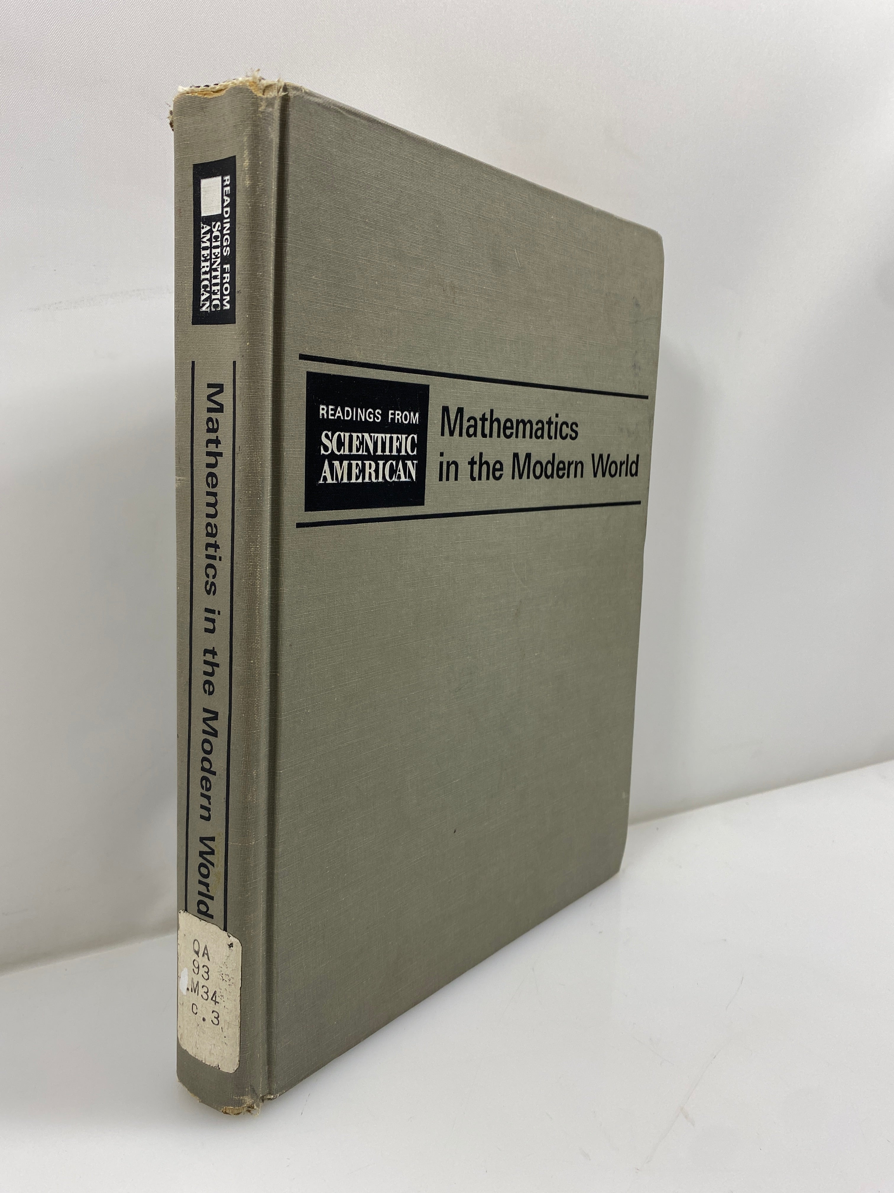 Mathematics in the Modern World Scientific American 1968 Ex-Library HC