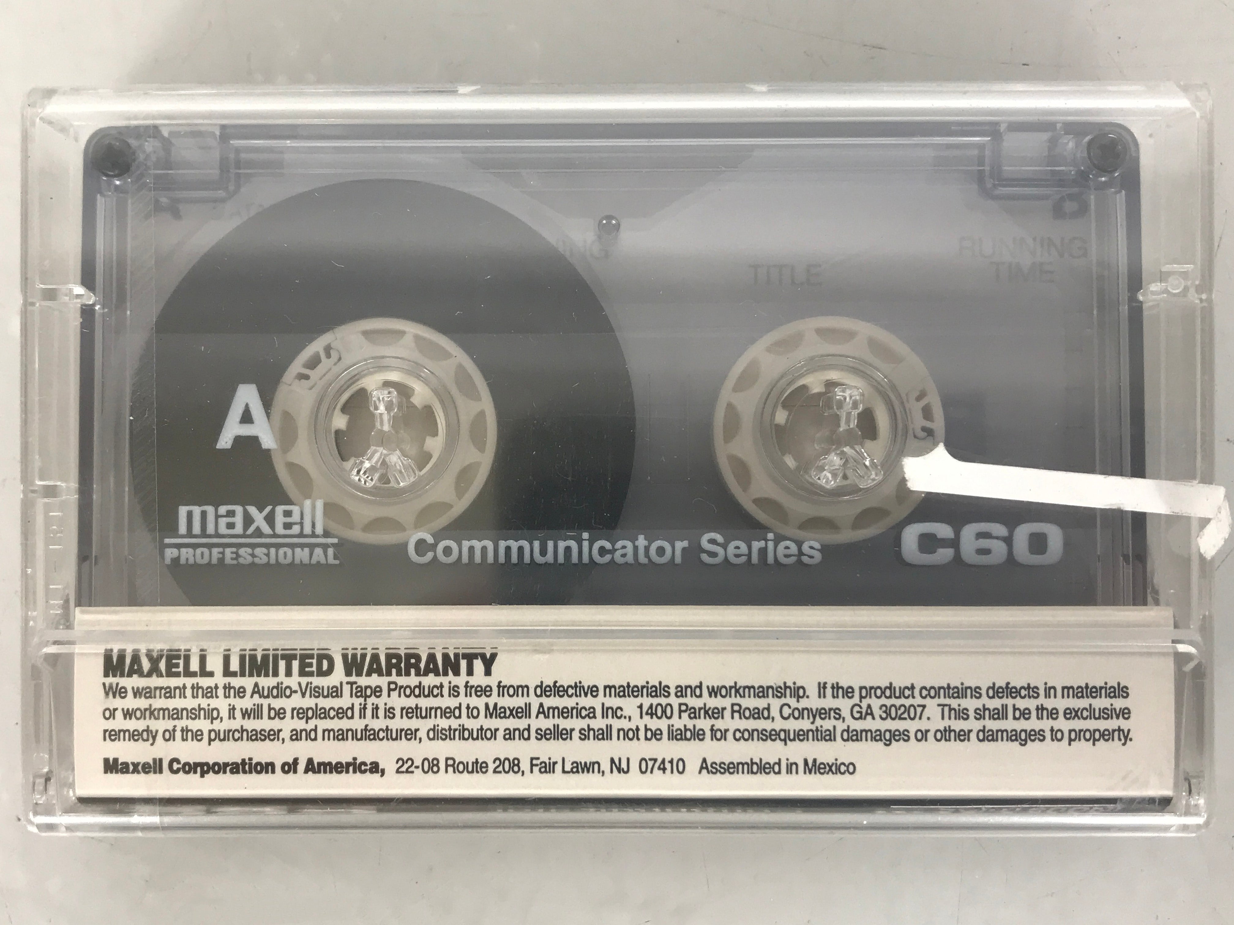 Maxell C60 Communicator Series Cassette