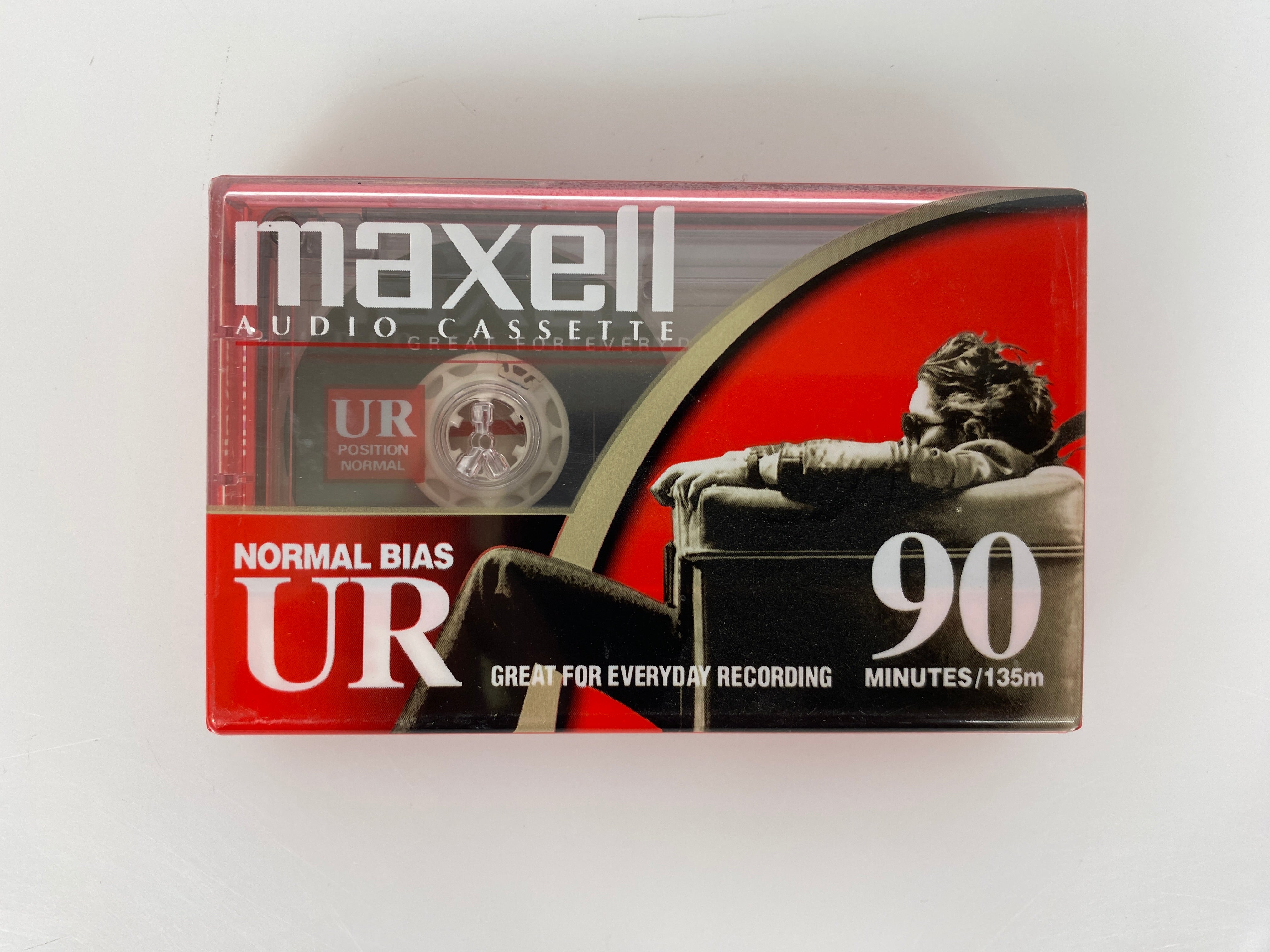 Maxell UR90 90 Minute Audio Cassette Tape *New*