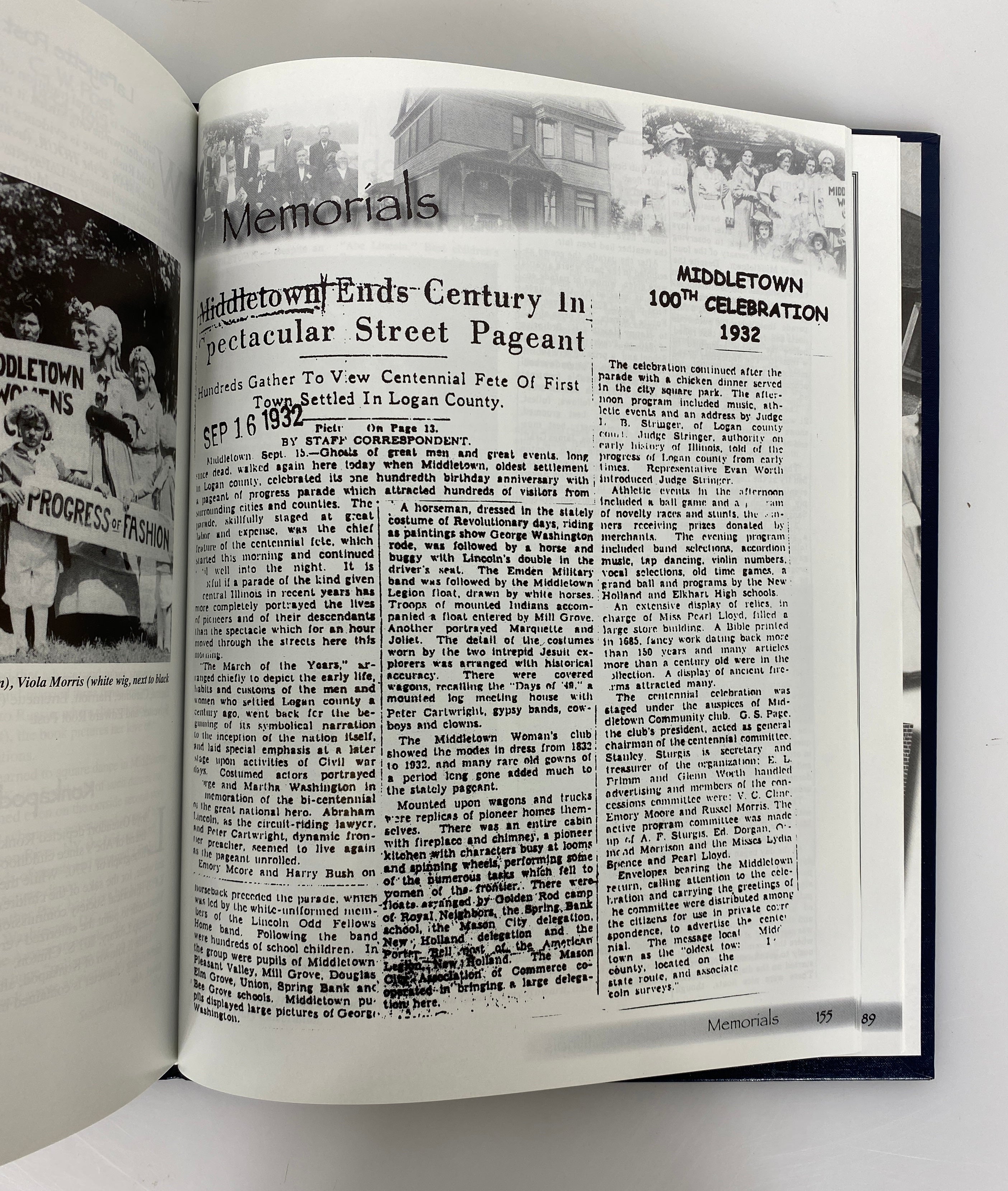 Memories of Middletown Illinois 1832-2007 175th Celebration HC