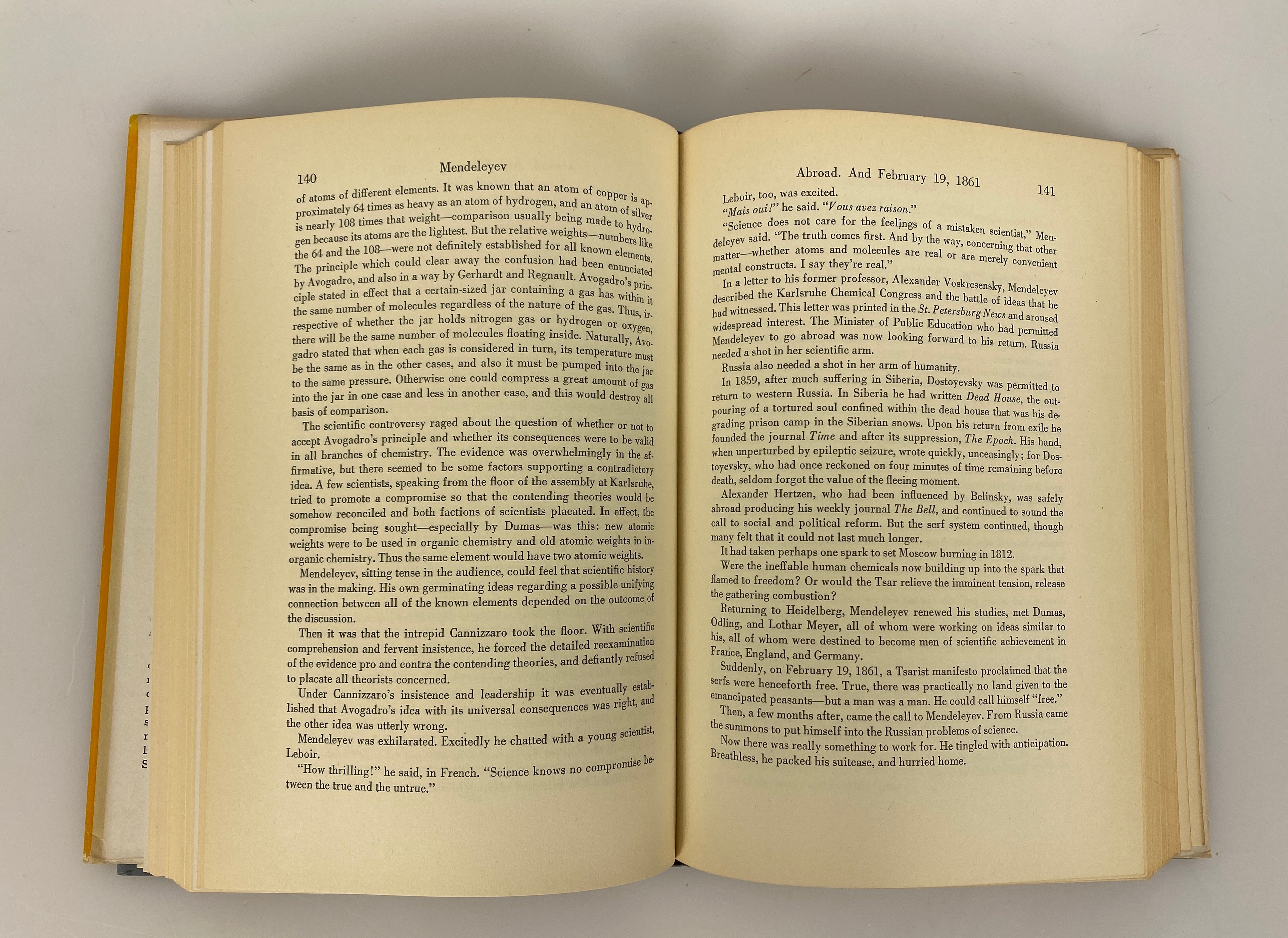 Mendeleyev The Story of a Great Scientist by Daniel Posin 1948 HC DJ