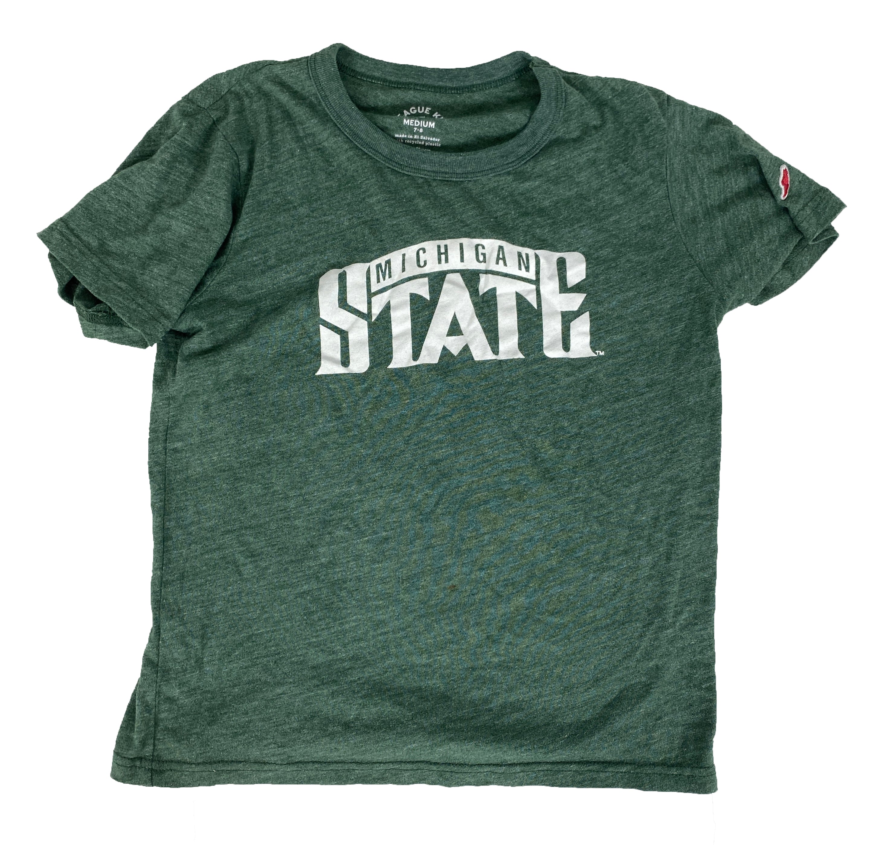 Michigan State University Green T-Shirt Kid's Size M โ MSU Surplus