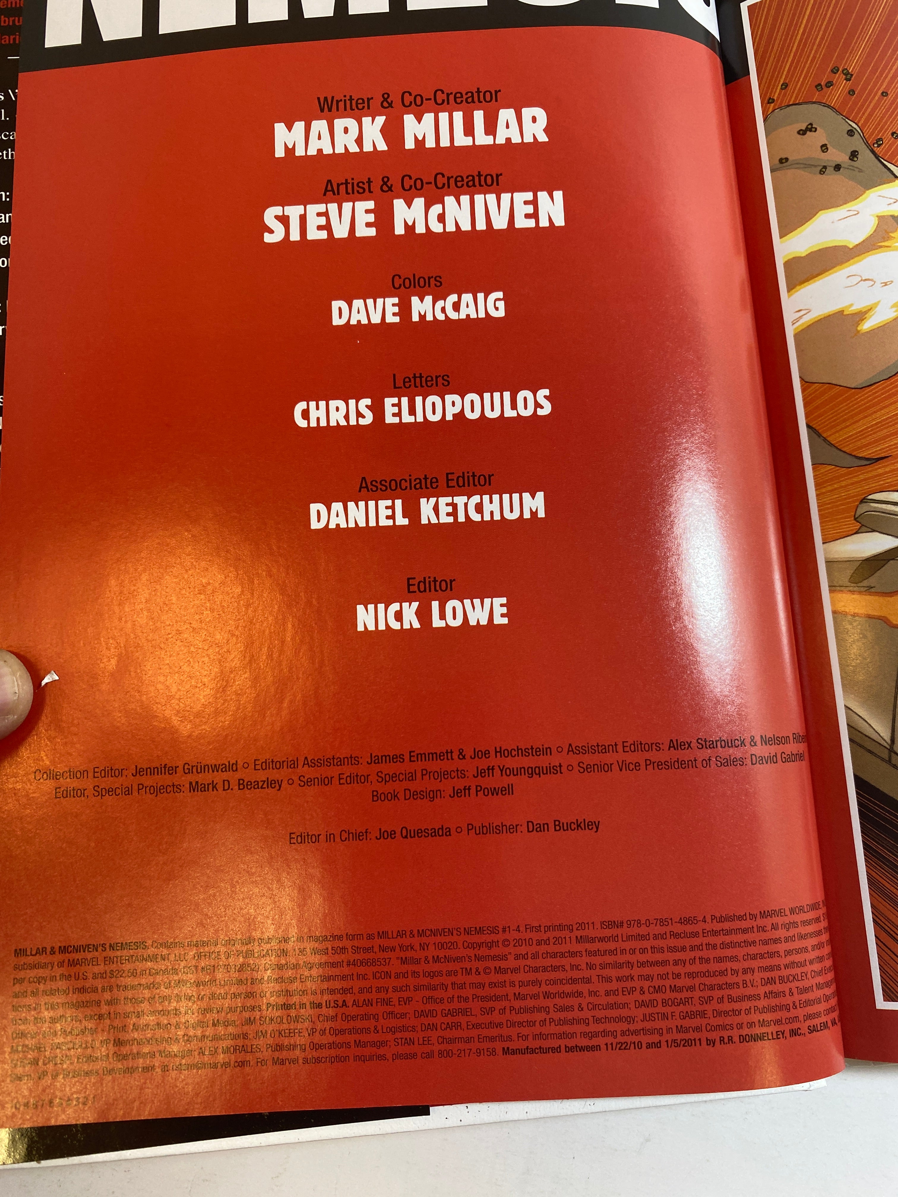 Millar and McNiven's Nemesis HCDJ 2011